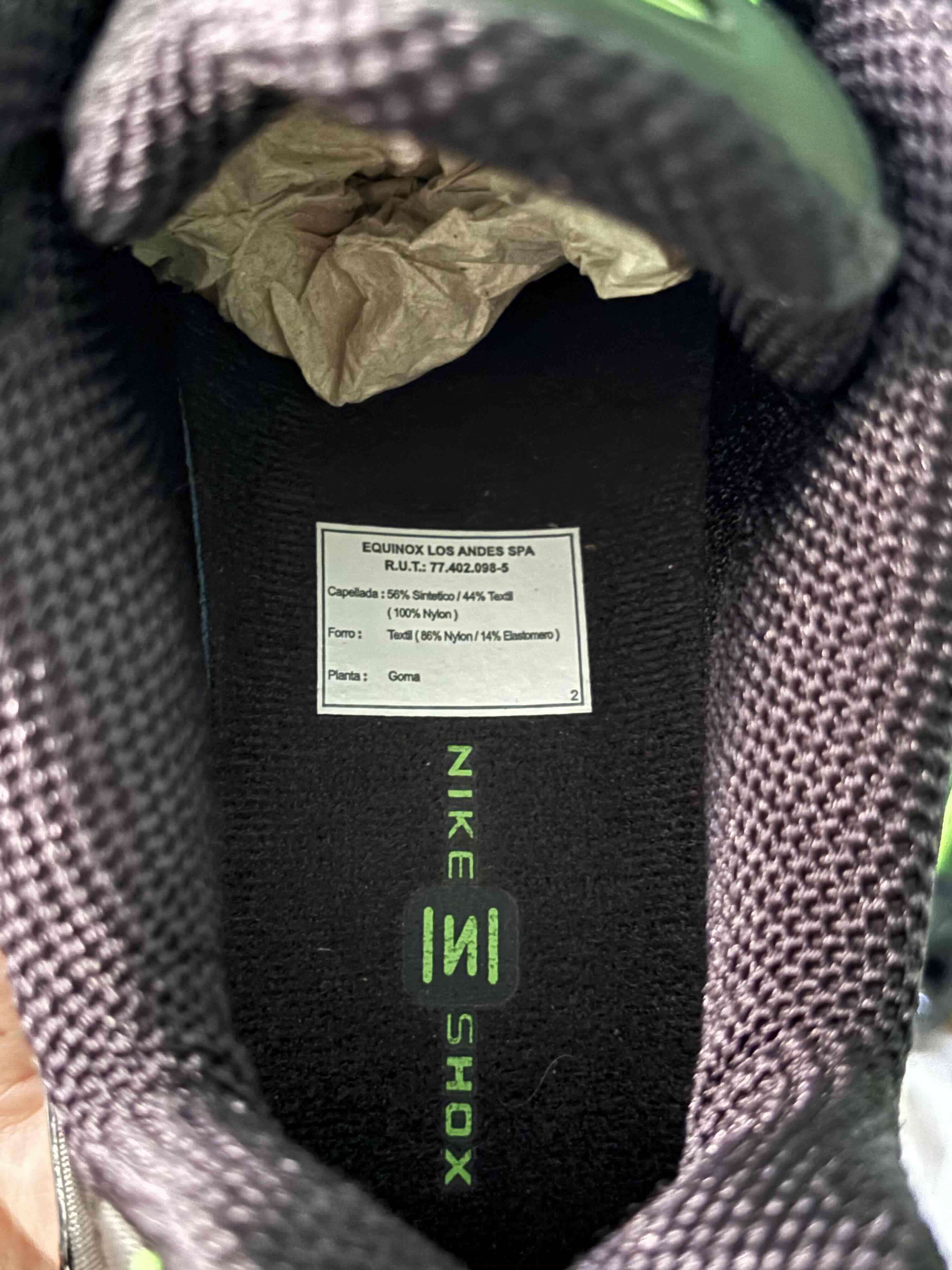 Zapatillas Nike Shox Black/Green - miniatura 2