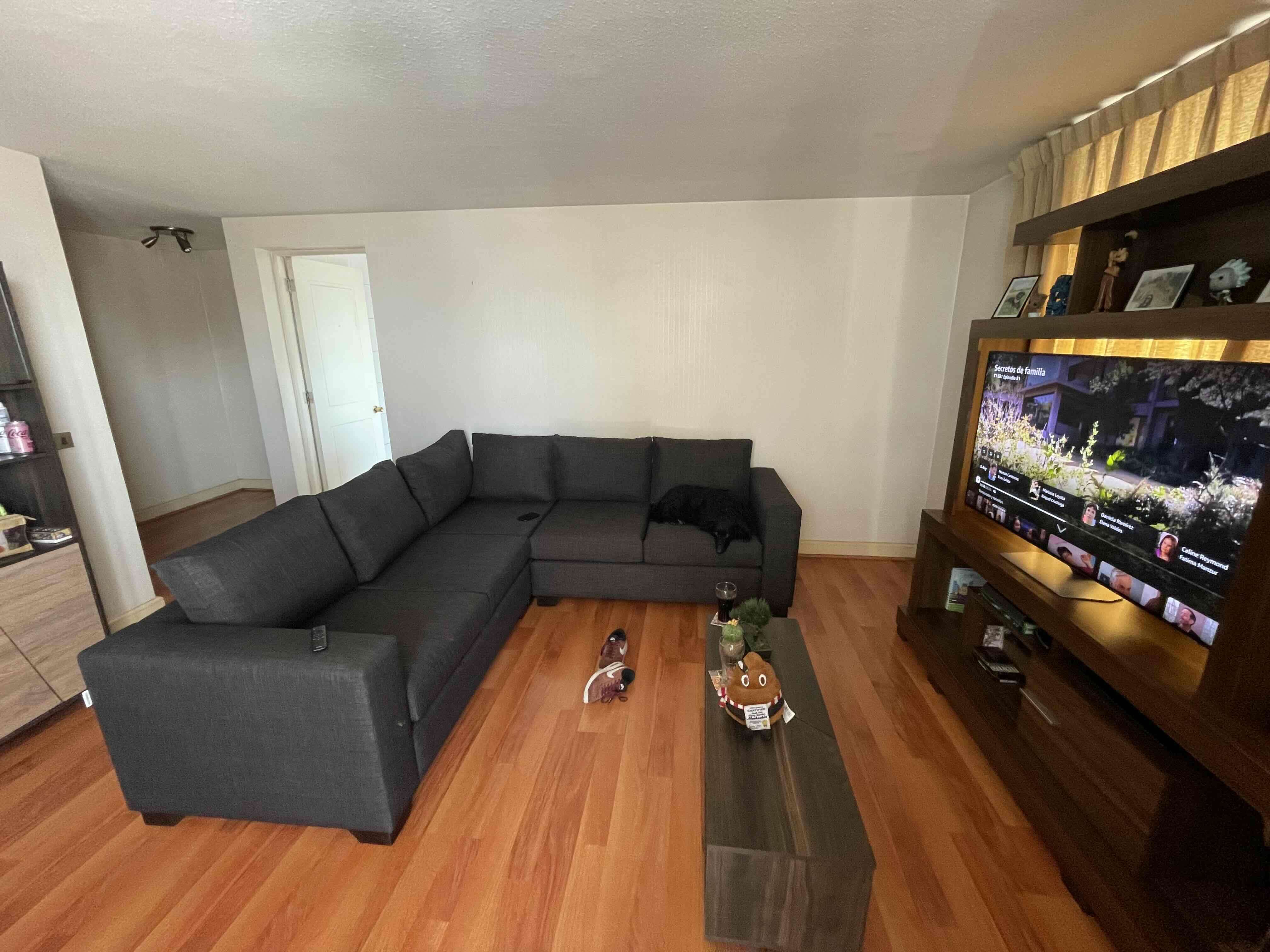 Sofá esquinero gris oscuro - 3