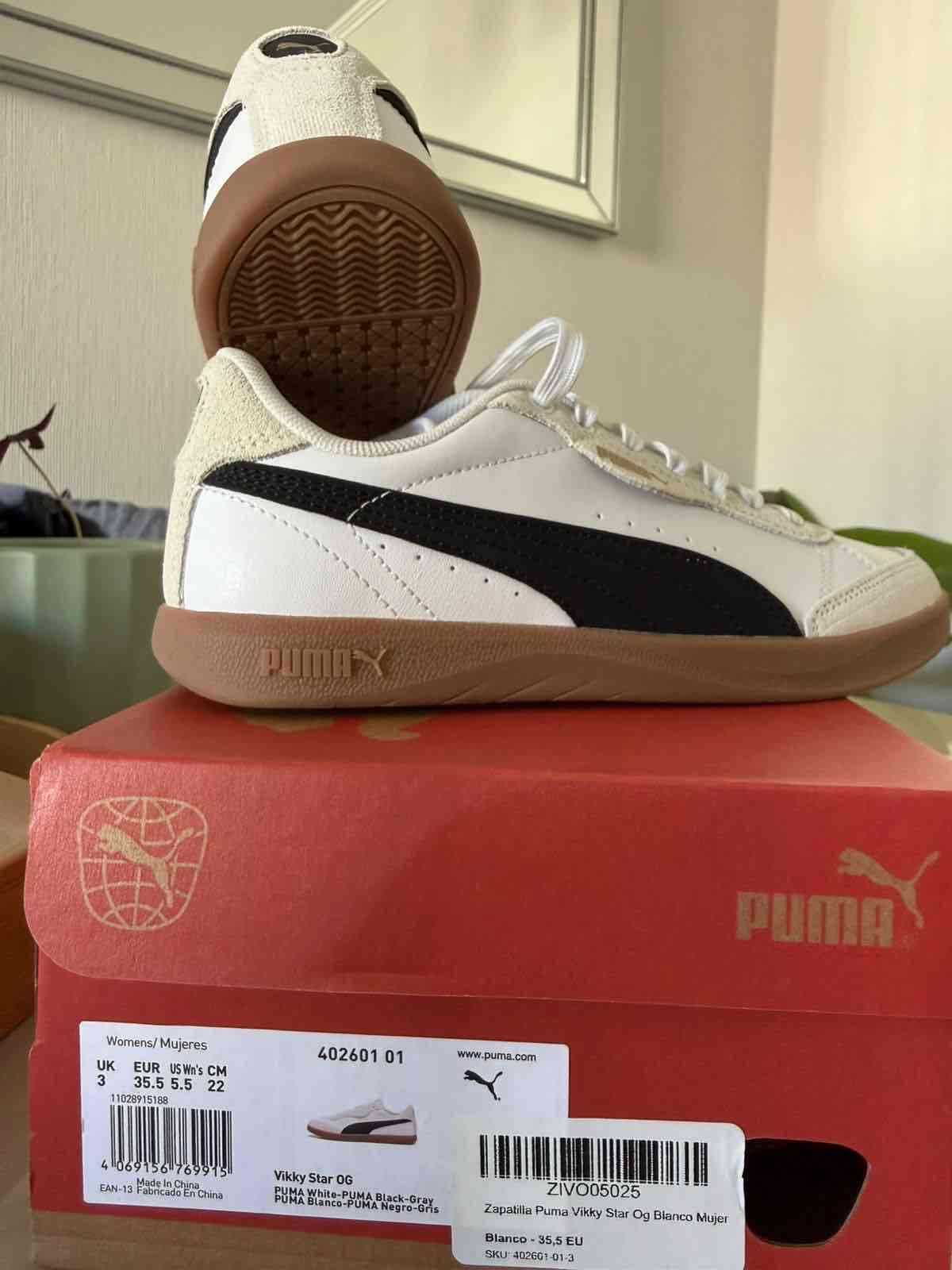 Zapatillas blancas Puma clásicas - miniatura 2