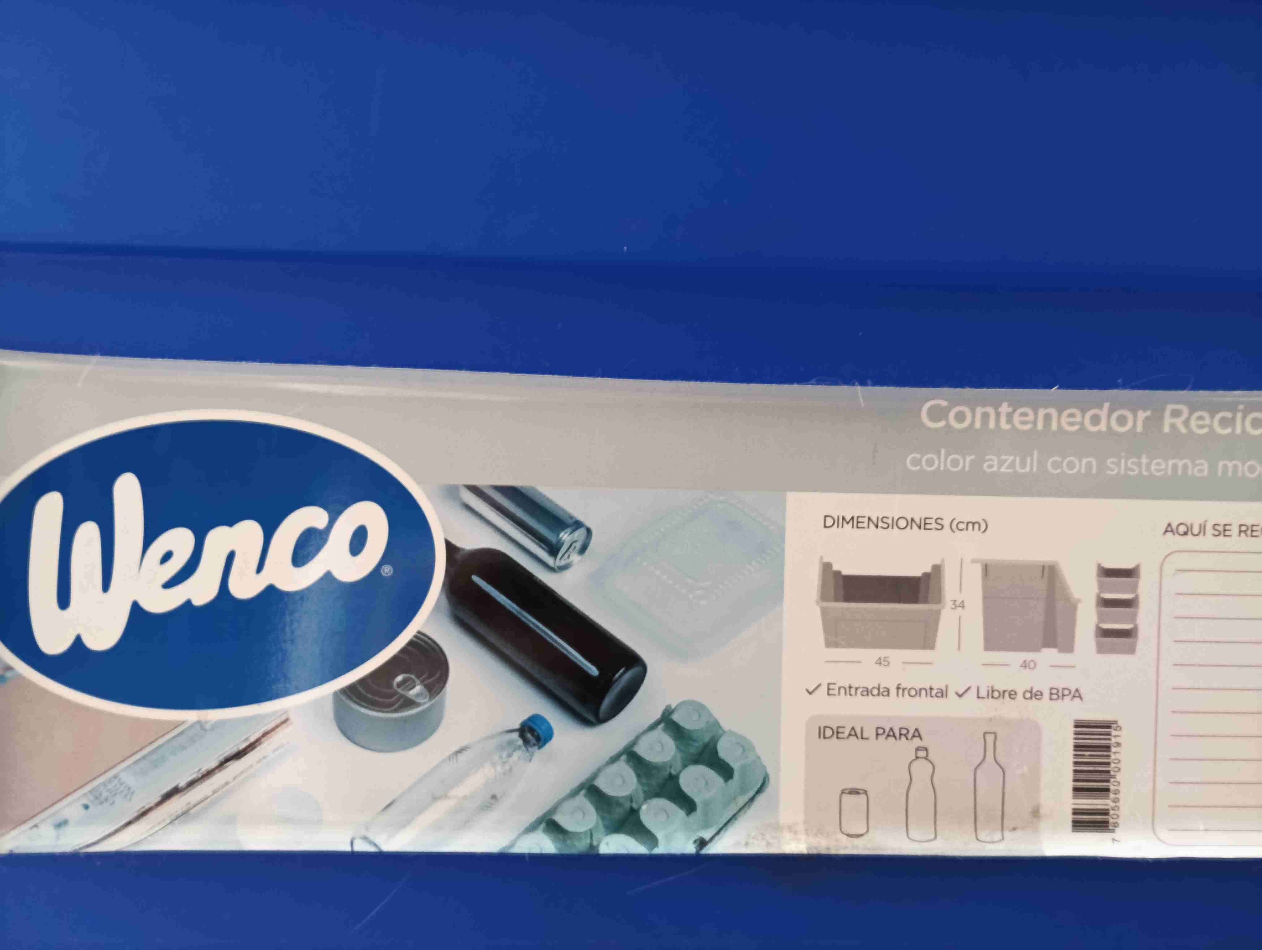 Contenedores Wenco apilables azules - miniatura 2