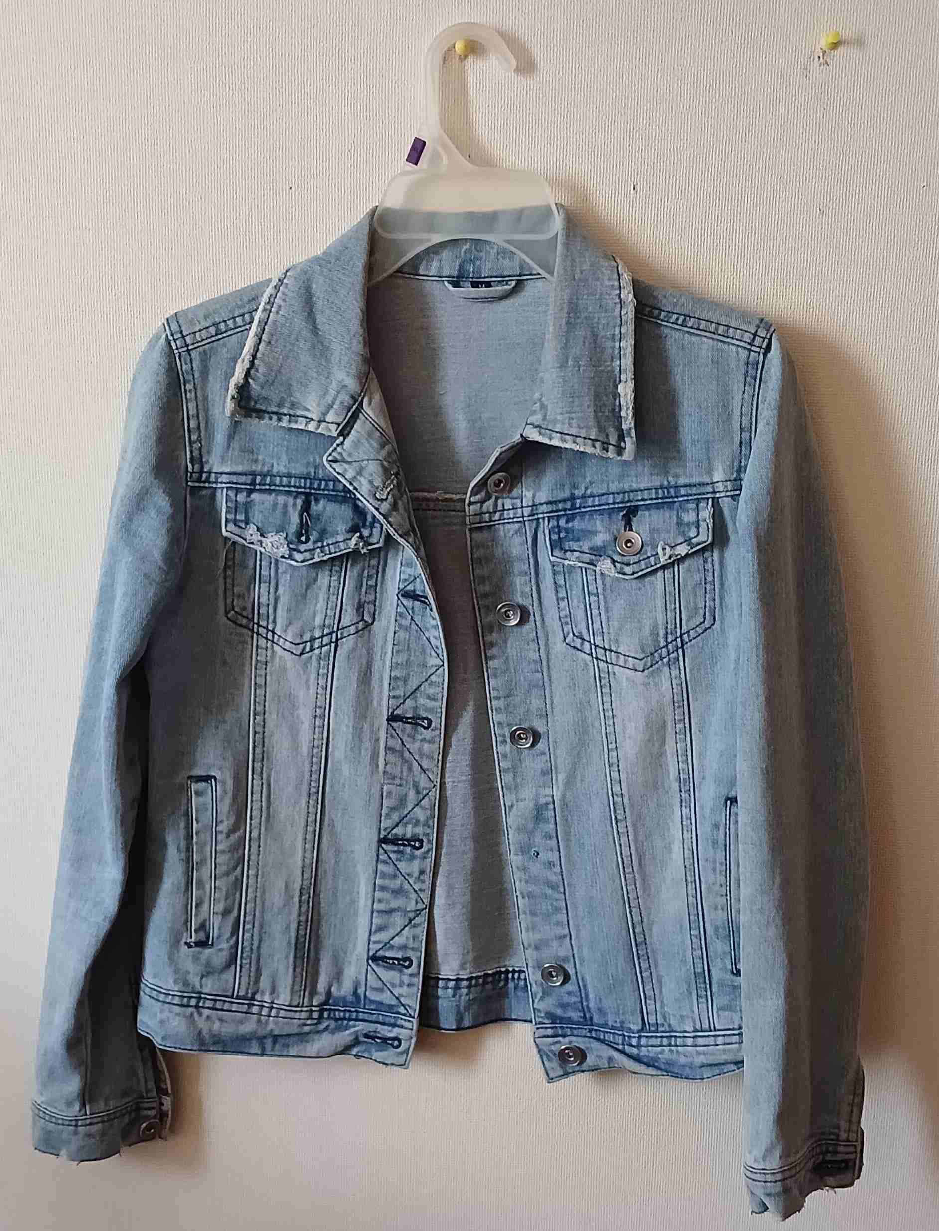 Chaqueta de mezclilla azul - miniatura 3