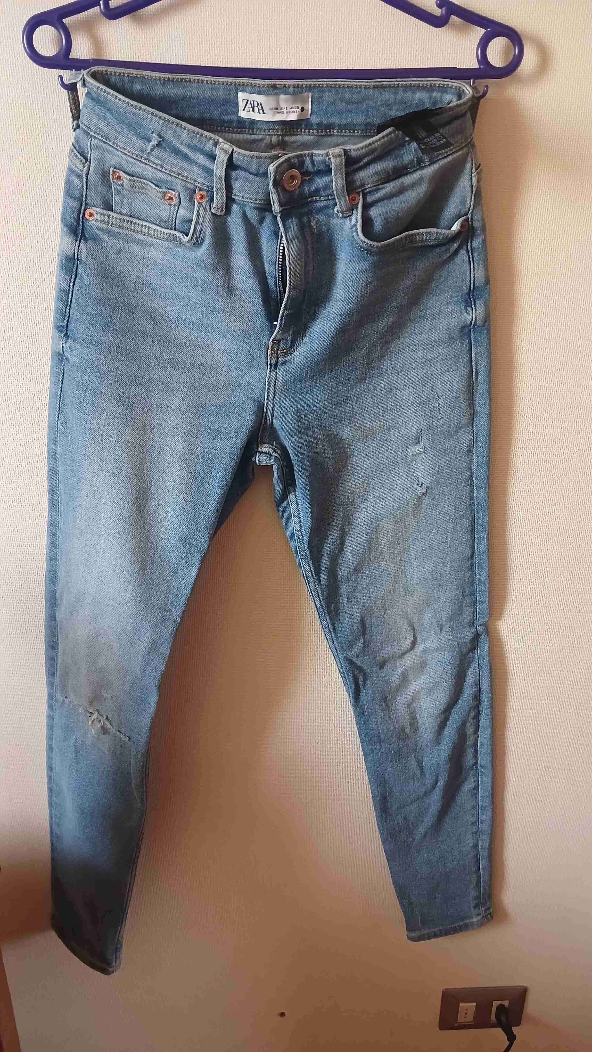 Jeans Zara azul denim - miniatura 4