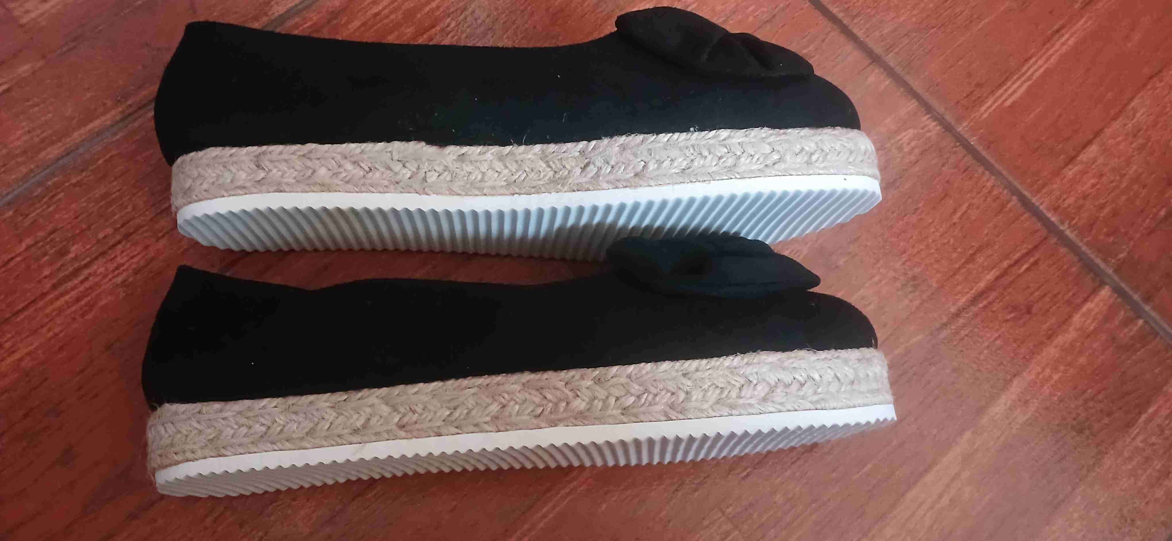 Alpargatas negras con lazo - miniatura 3