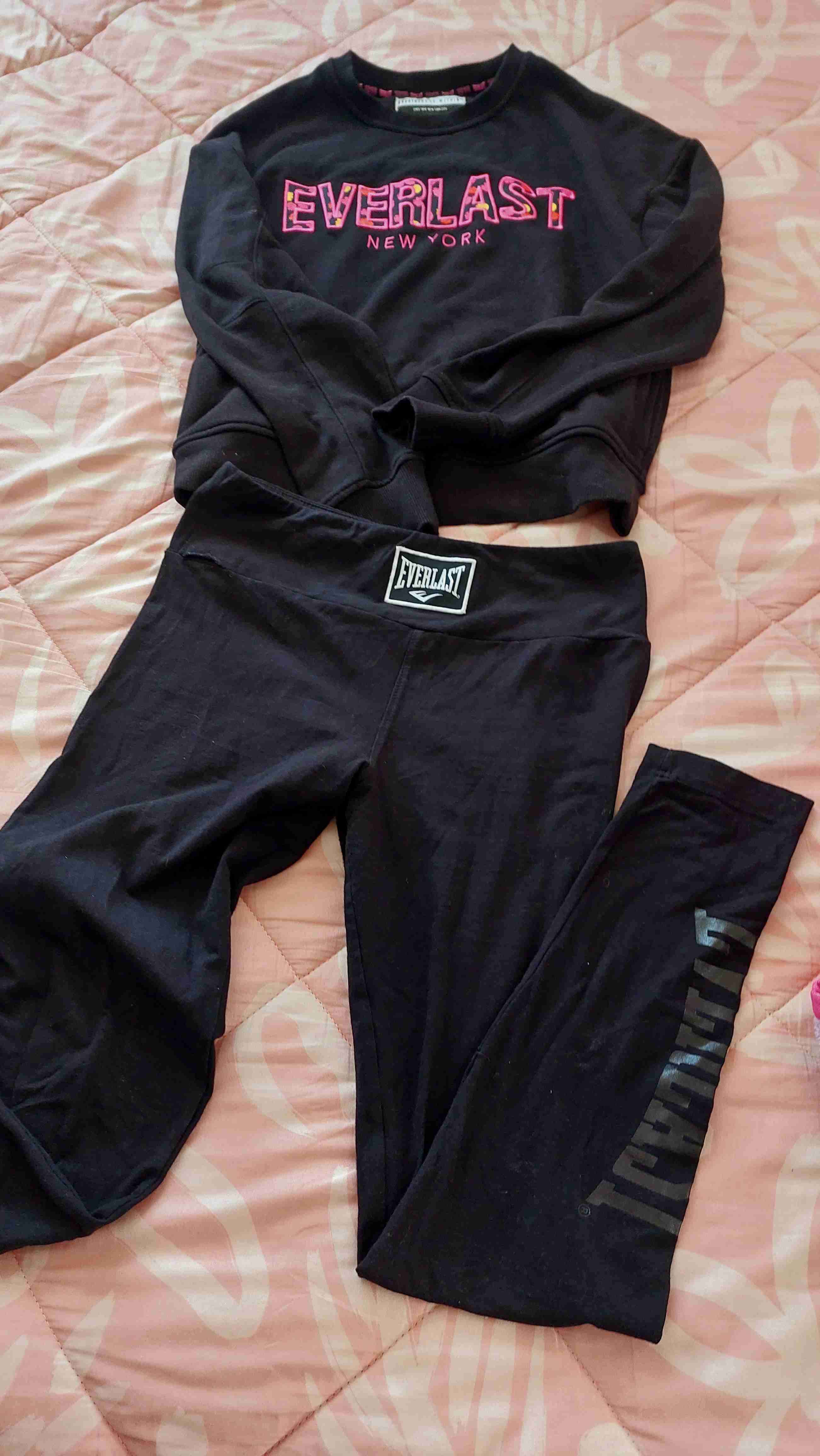 Conjunto deportivo Everlast negro - 1