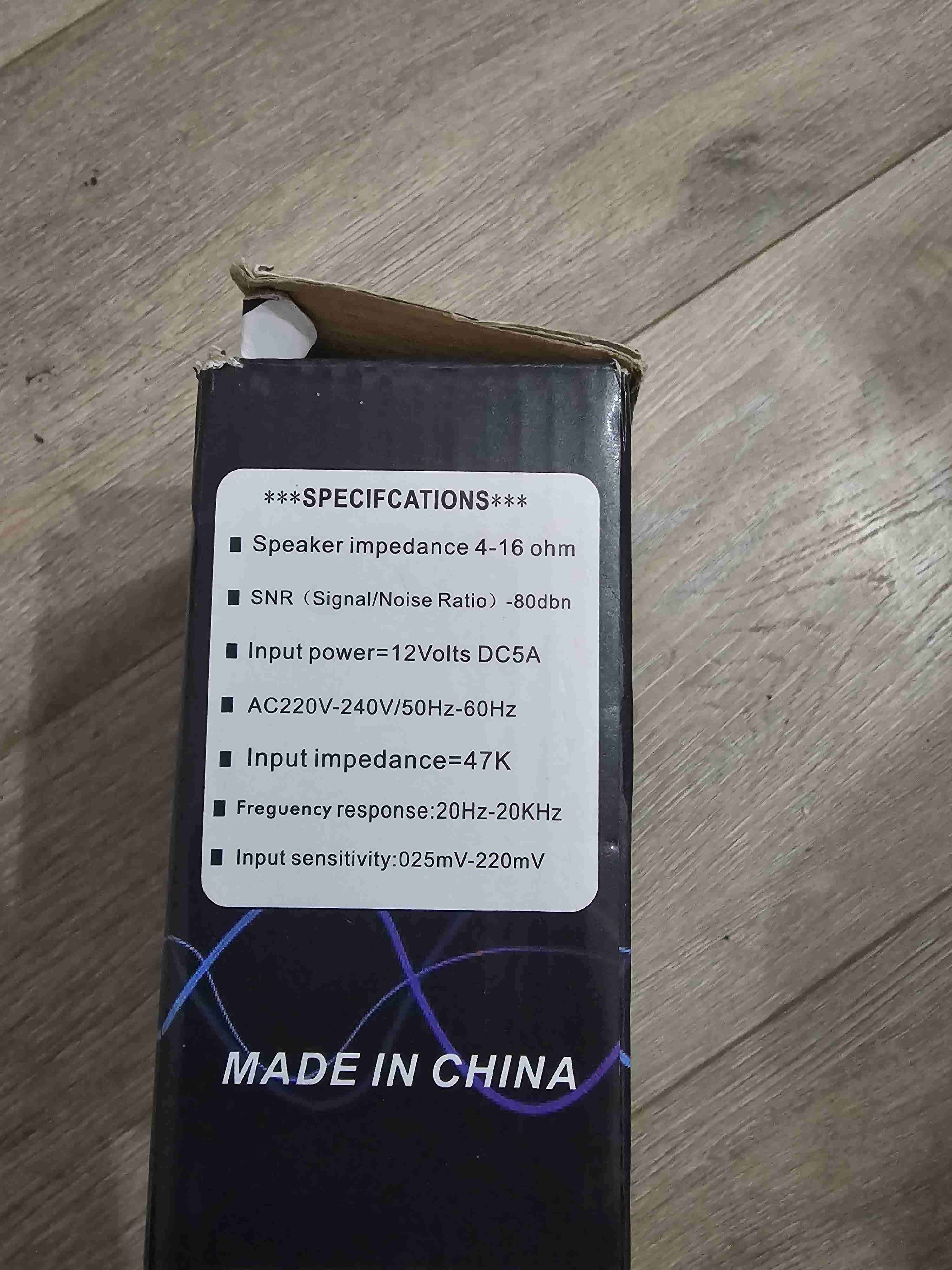 Amplificador Bluetooth Karaoke 12V y 220V  BT-638 - miniatura 4