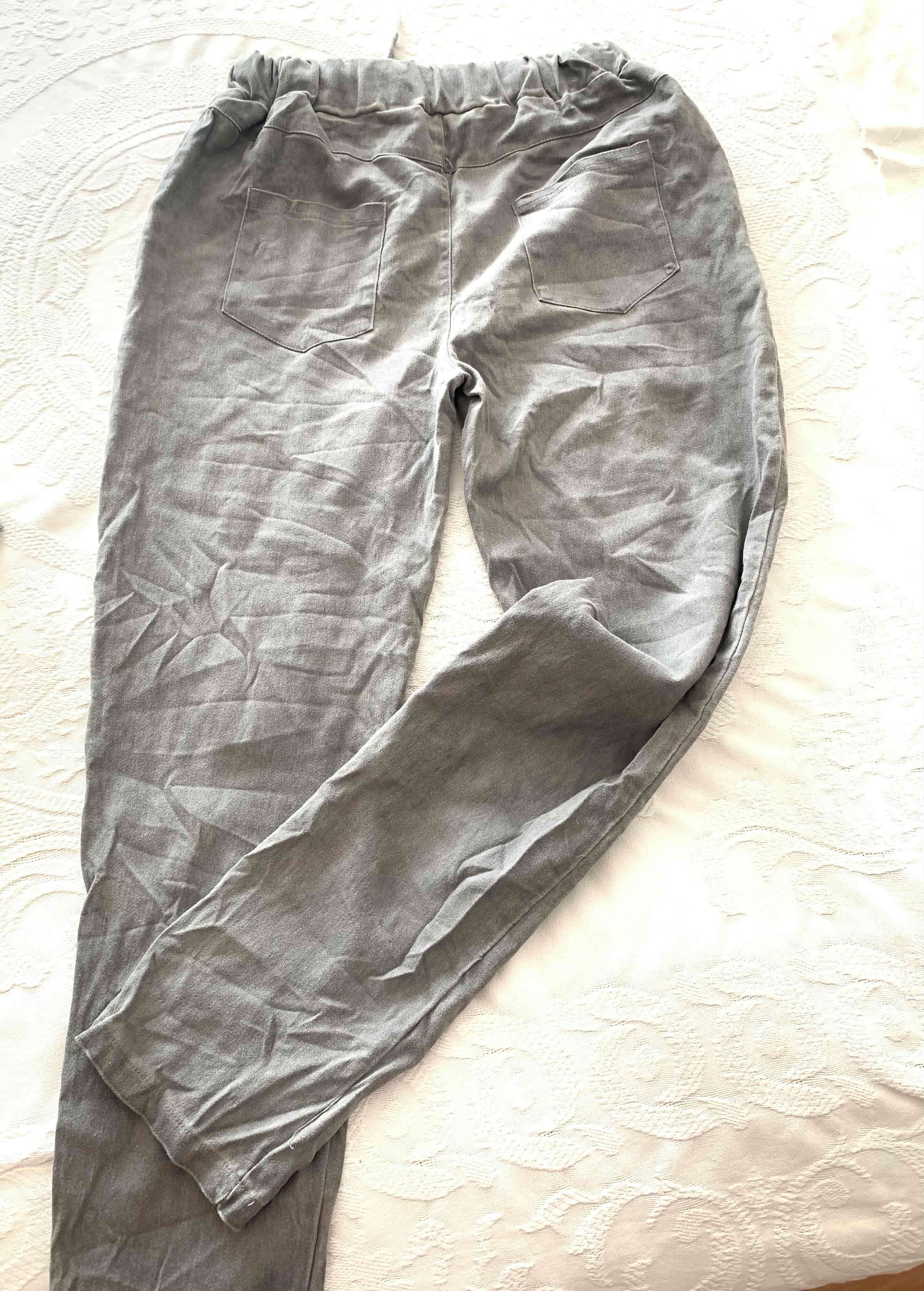 Jogger grises estampados de algodón - 2