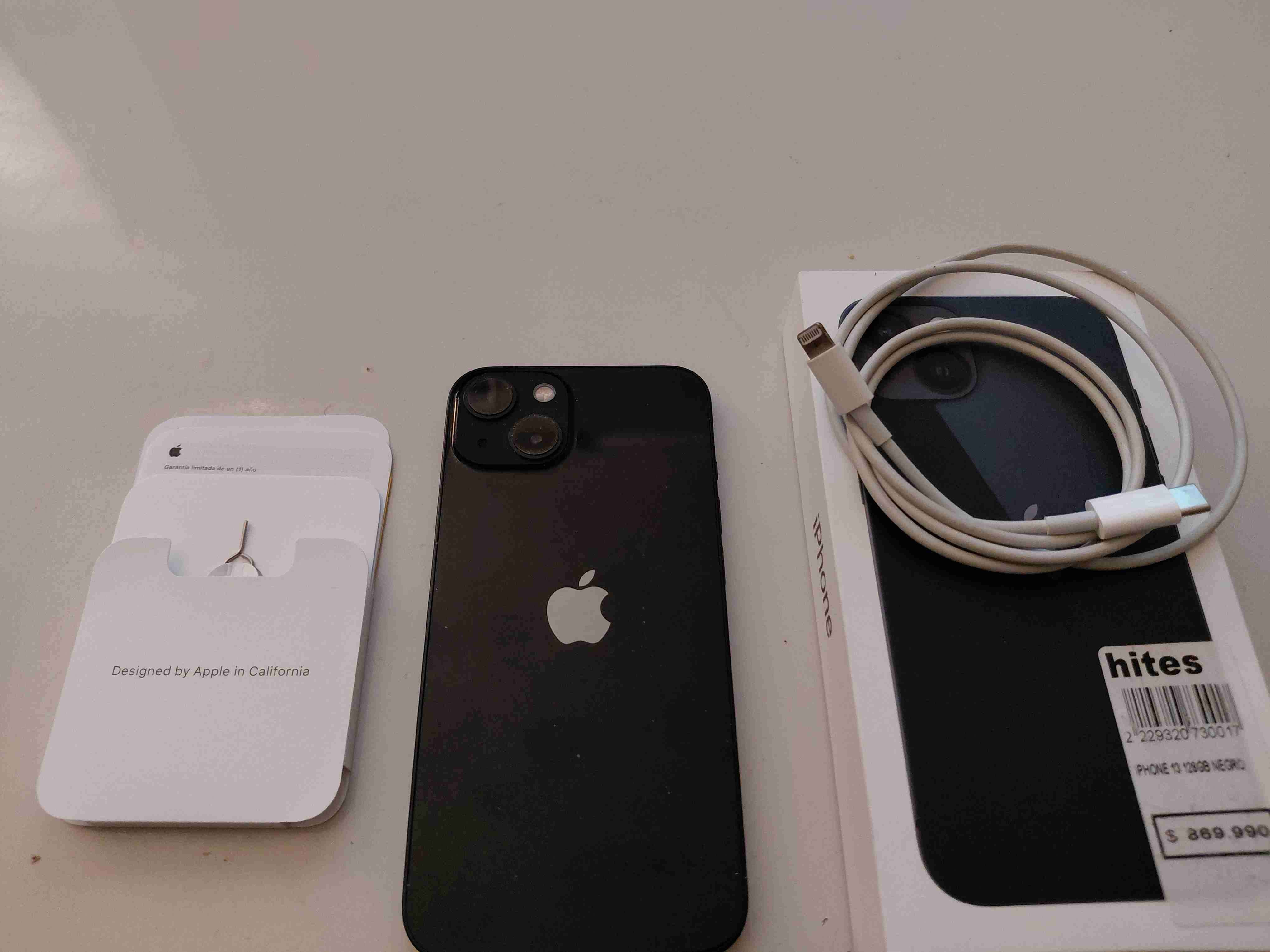 iPhone13/ 128gb con caja y cable cargador - miniatura 3
