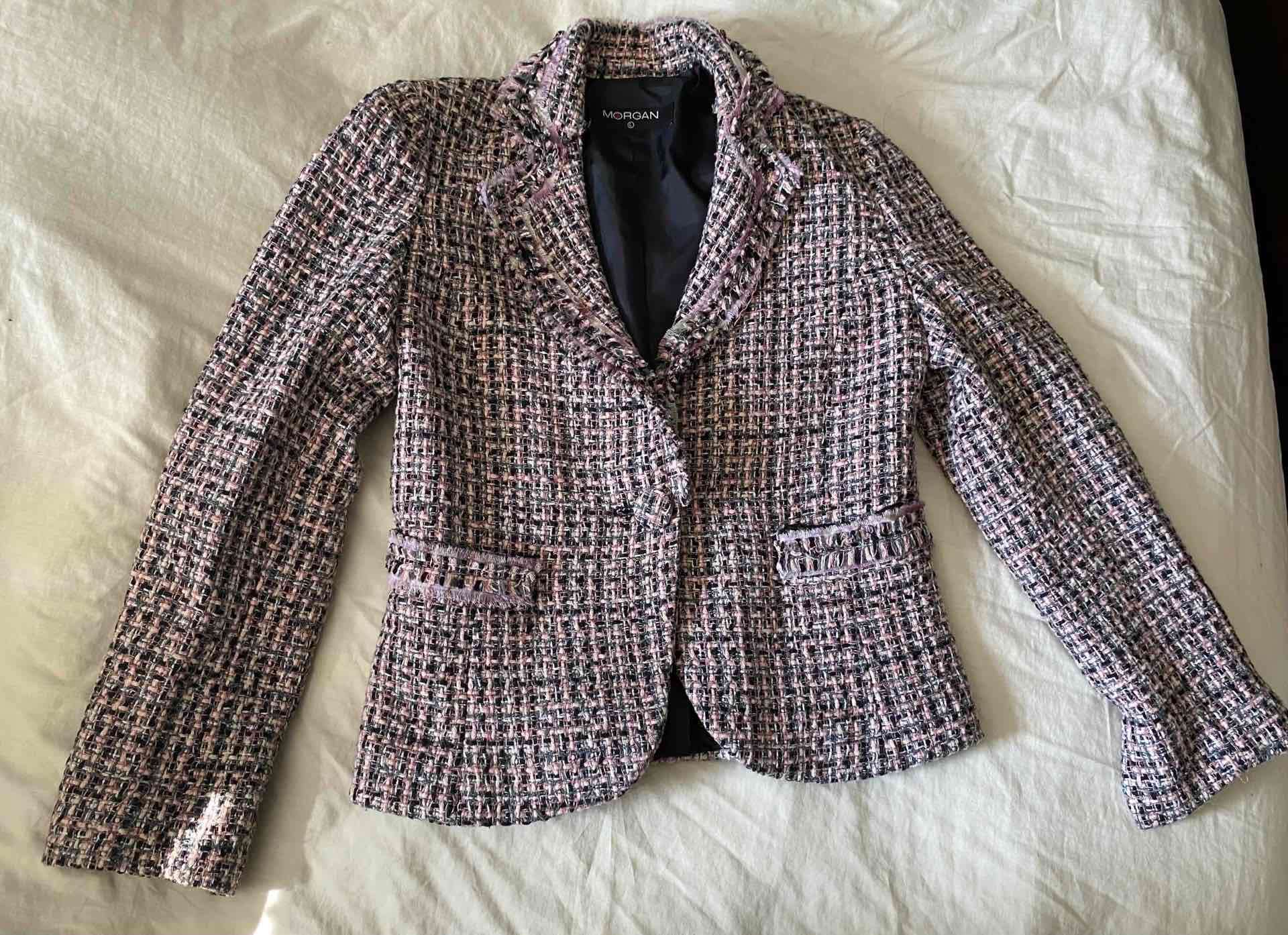 Blazer Morgan de lana tejido - 1