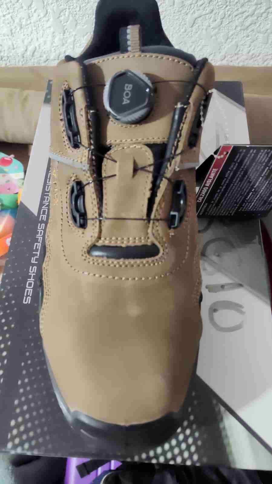 Zapato de seguridad café V-Flex - miniatura 2