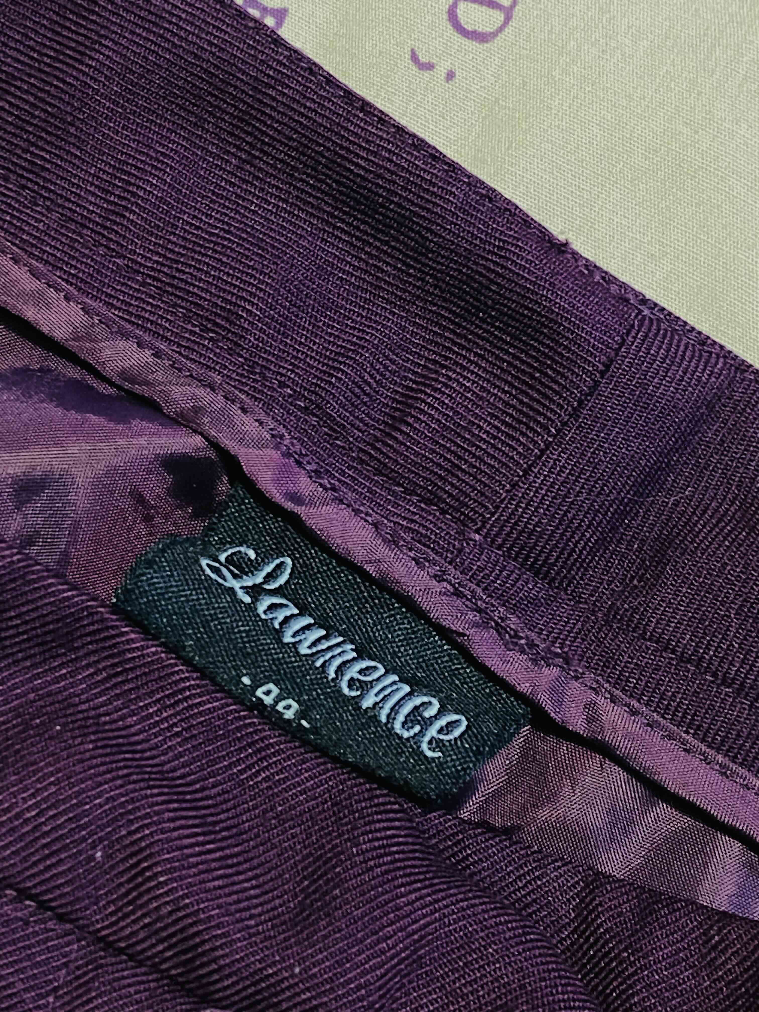 Pantalón morado elegante mujer talla 44 - miniatura 2