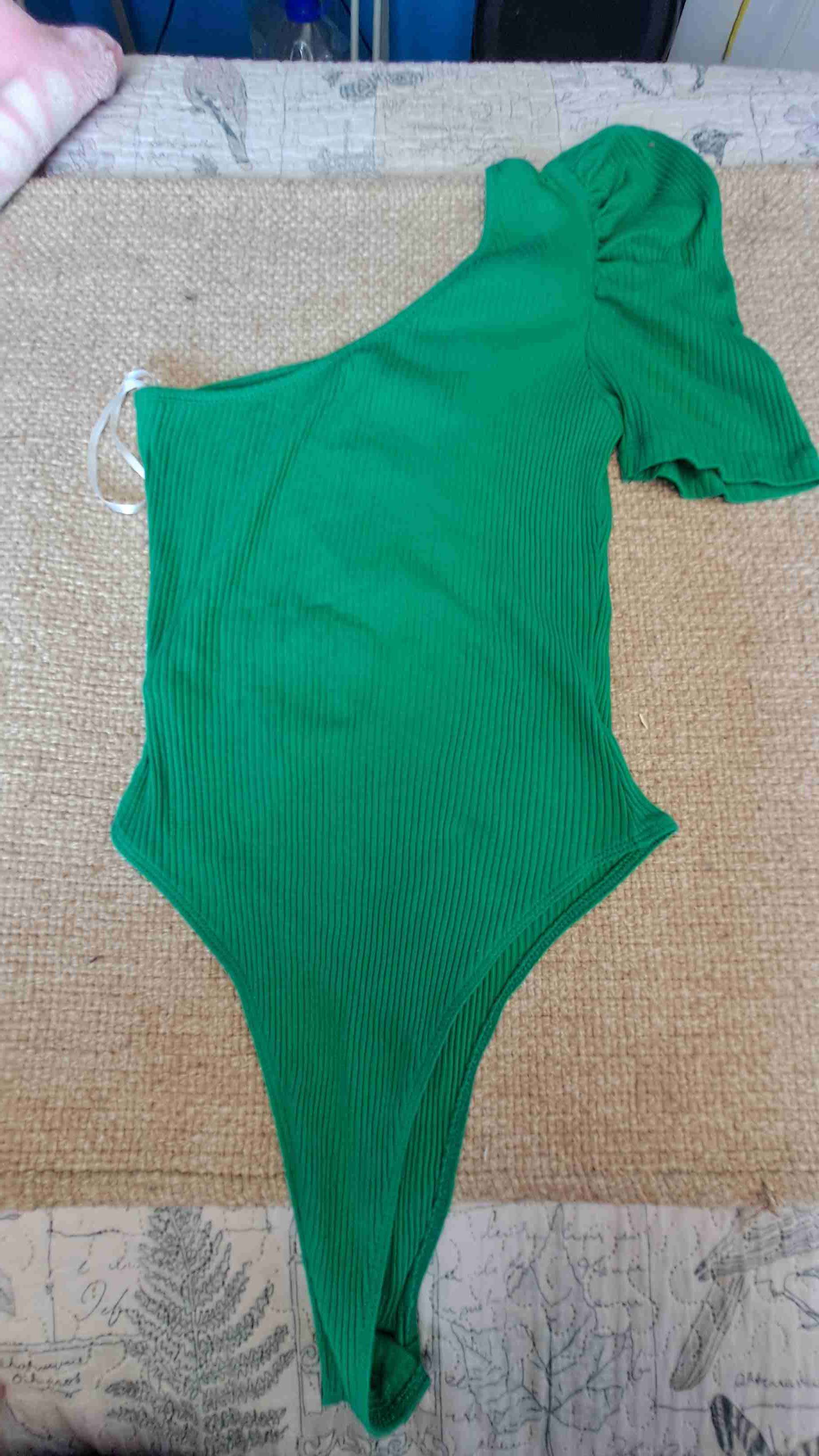 Body verde un hombro - 1