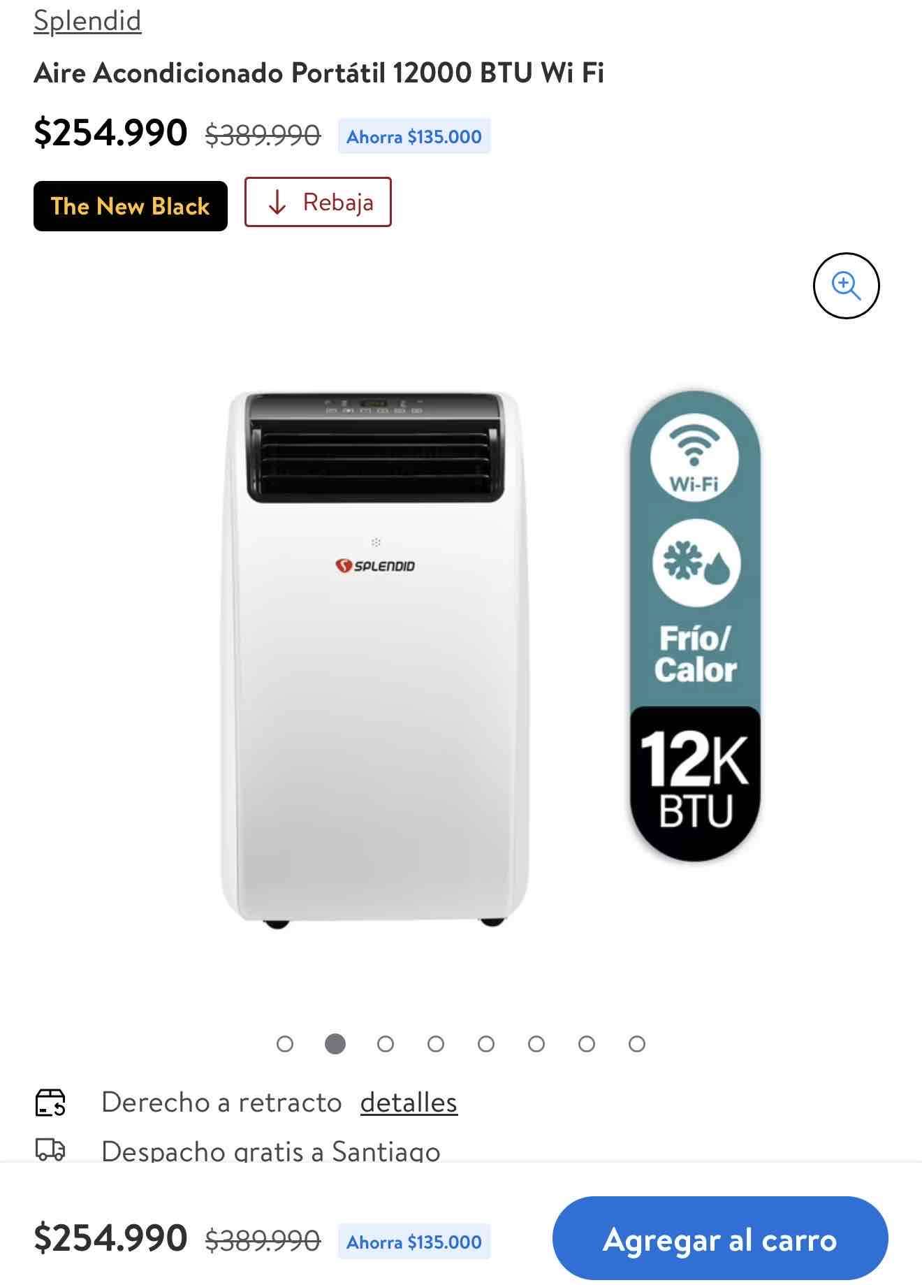 Aire acondicionado portátil 12000 BTU - miniatura 1