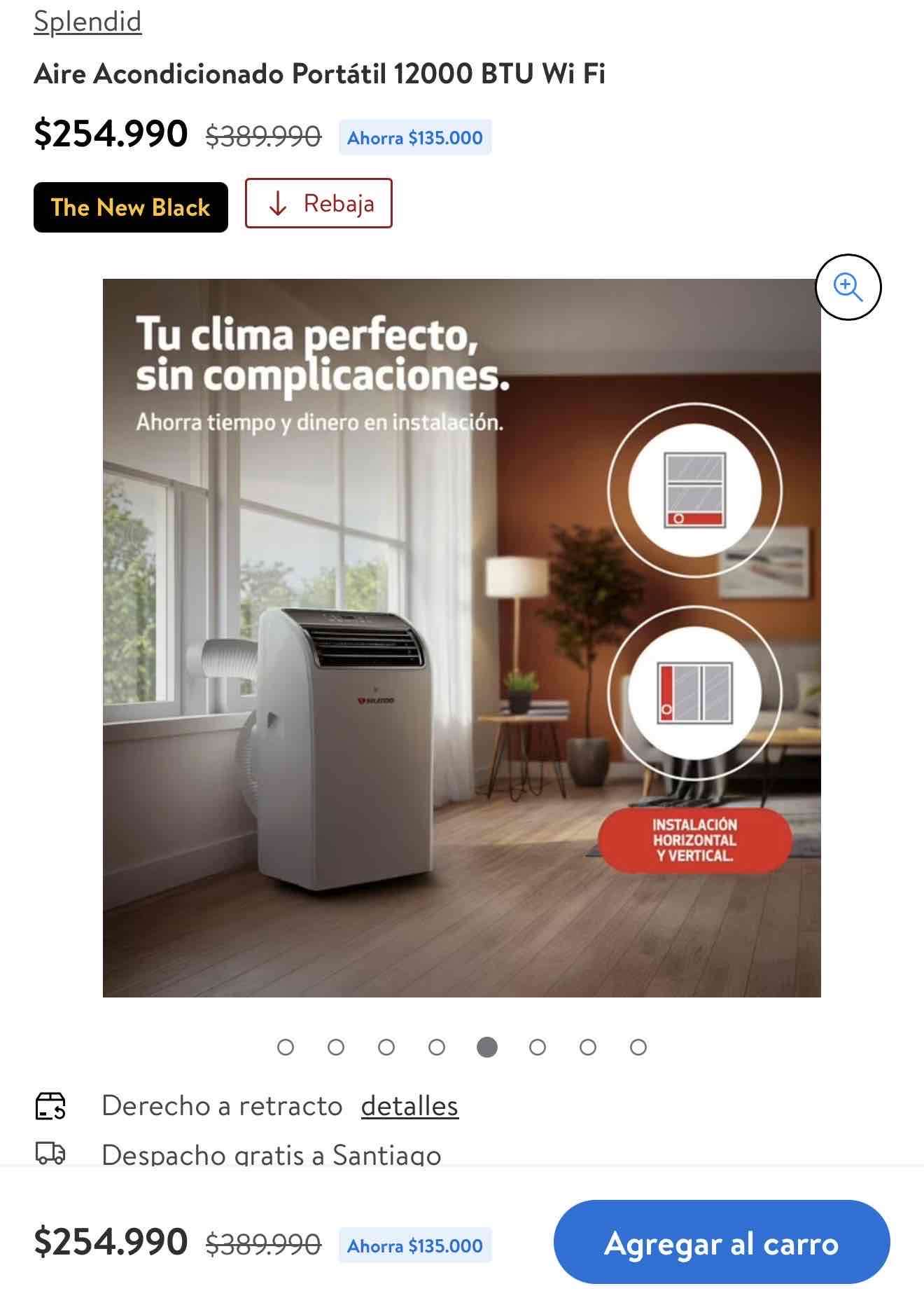 Aire acondicionado portátil 12000 BTU - miniatura 2