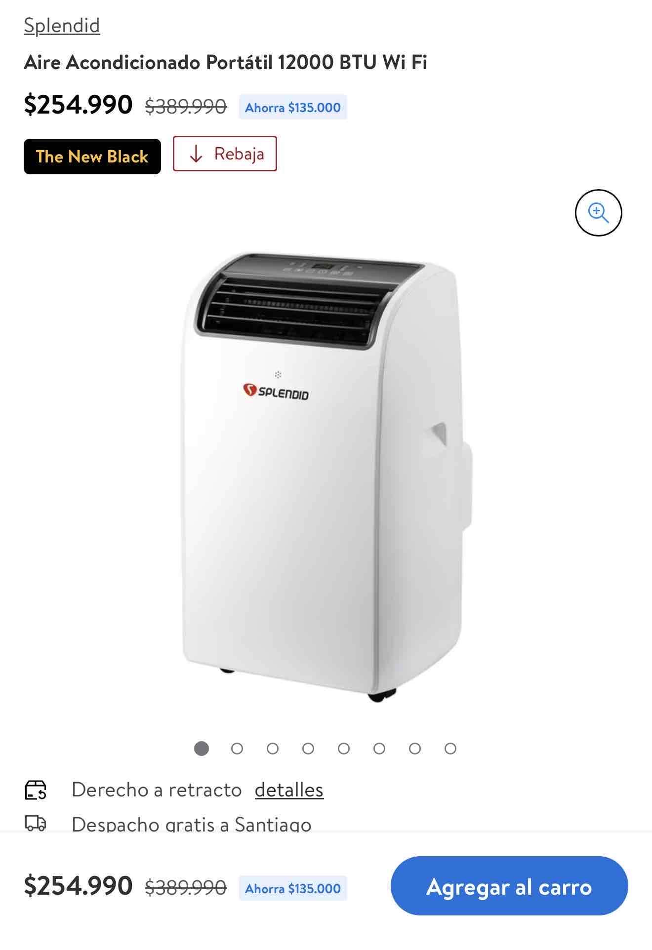 Aire acondicionado portátil 12000 BTU - miniatura 3