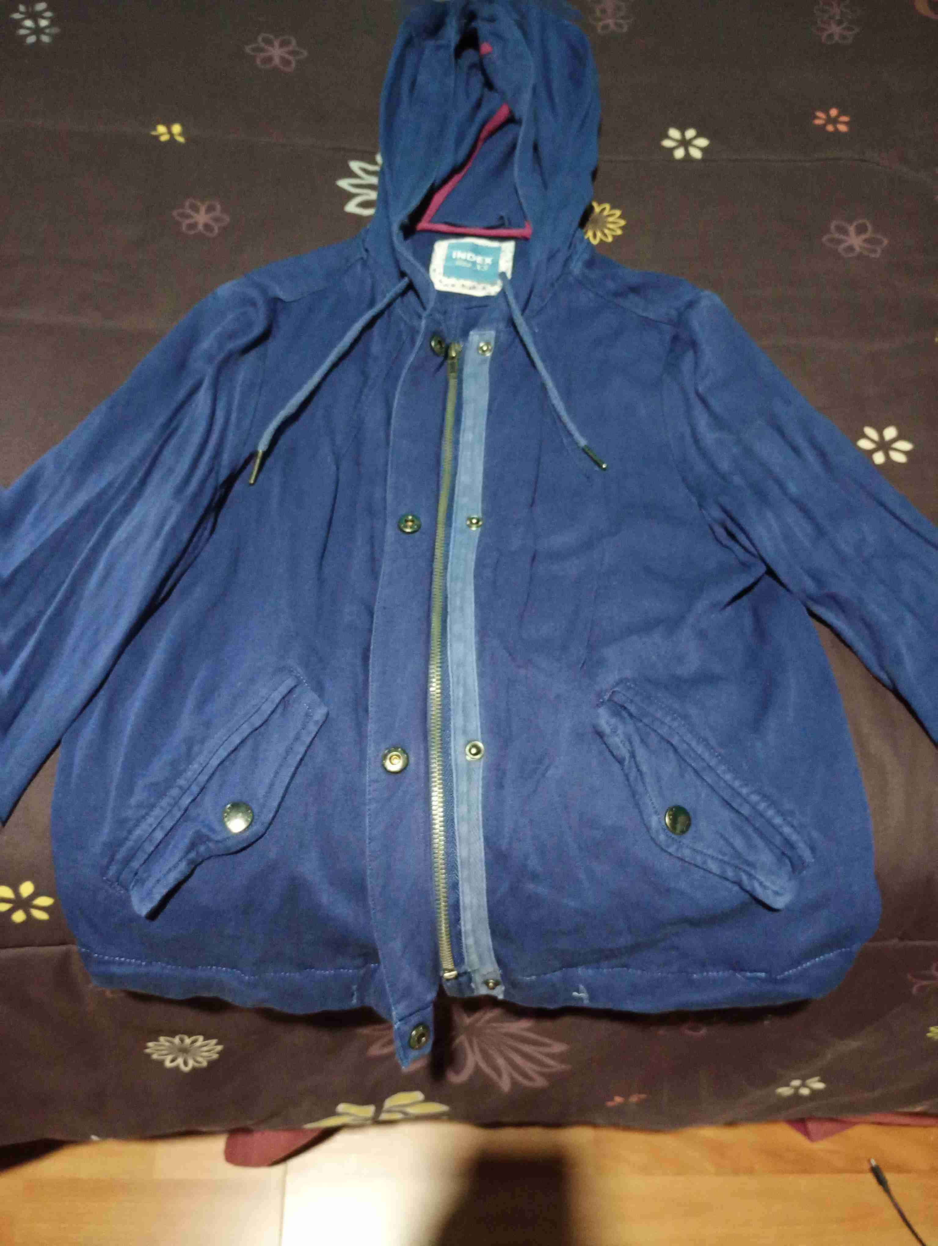 Parka Ligera / Cortaviento Index Azul - Talla XS - miniatura 3