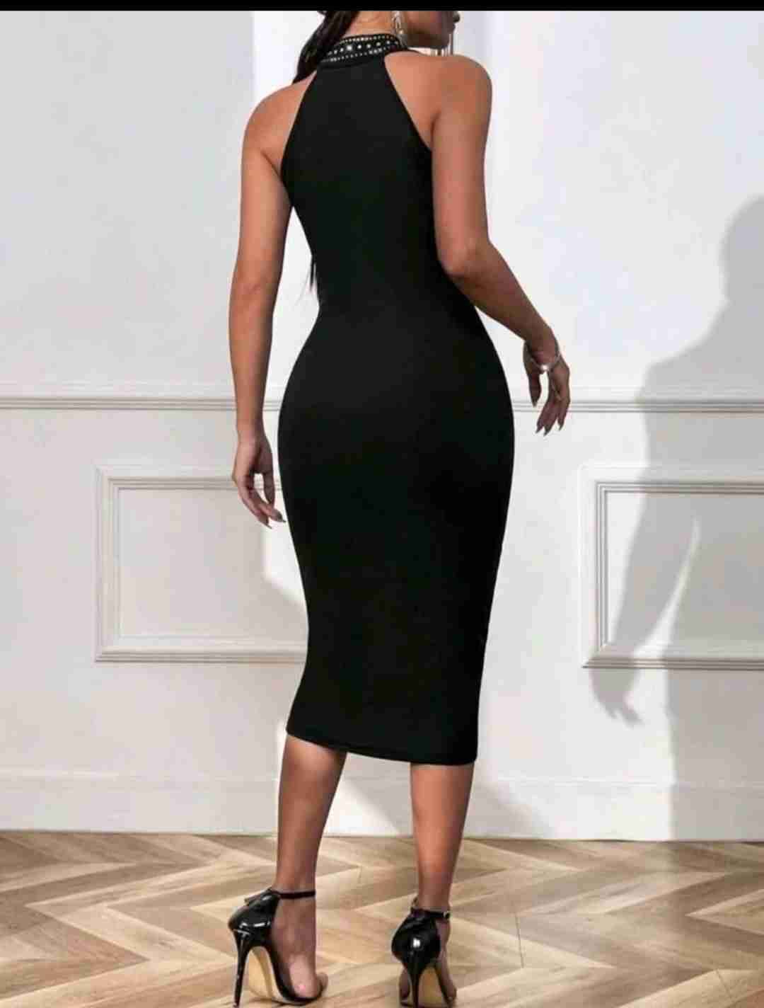 Vestido negro con lentejuelas - 2