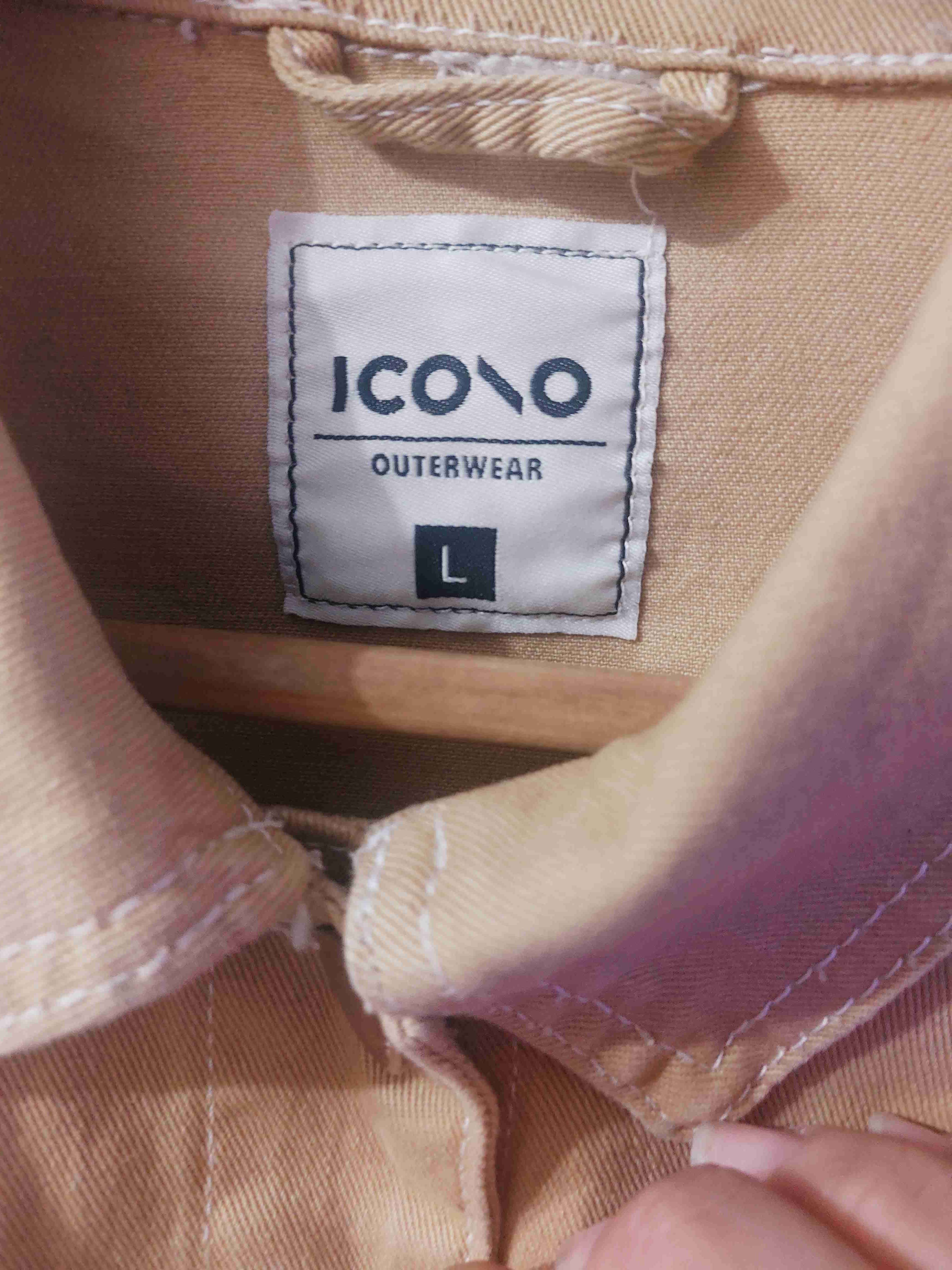 Chaqueta corta beige para mujer - miniatura 3