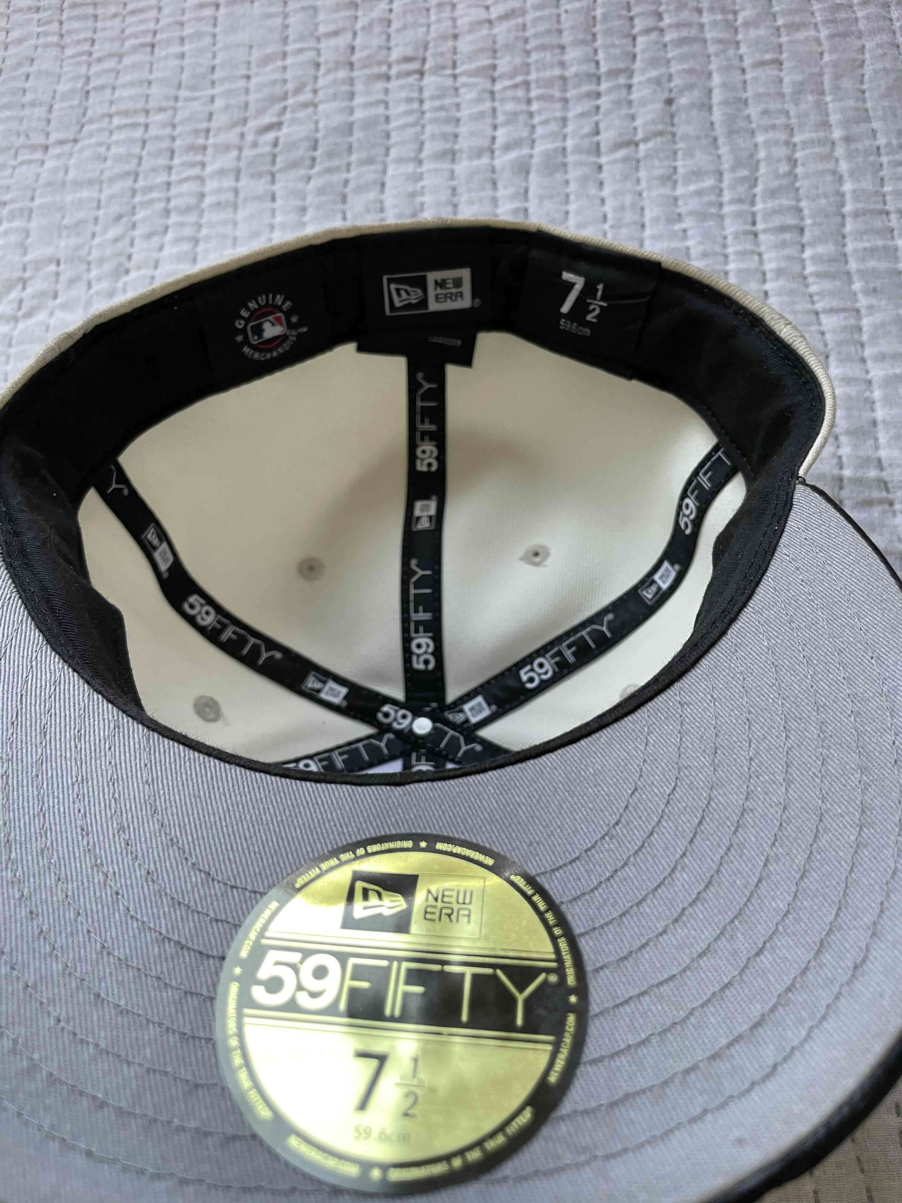 Gorra beige con azul oscuro New era Original - miniatura 3