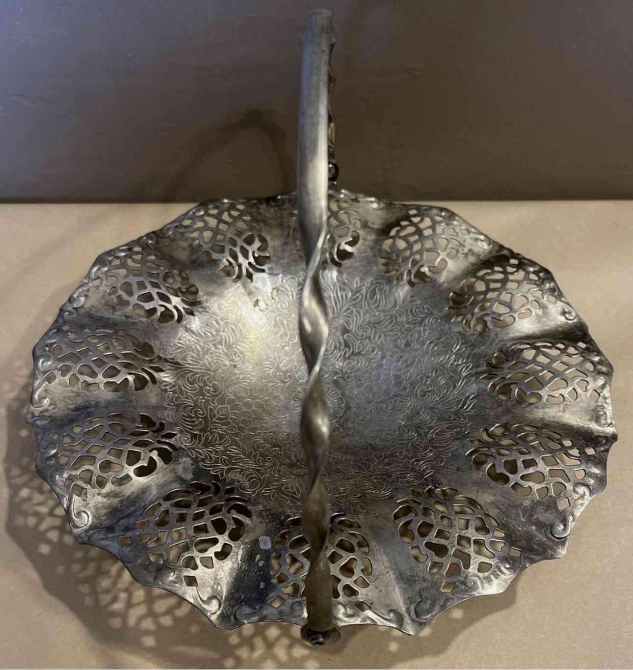 Canasto decorativo metálico - miniatura 3