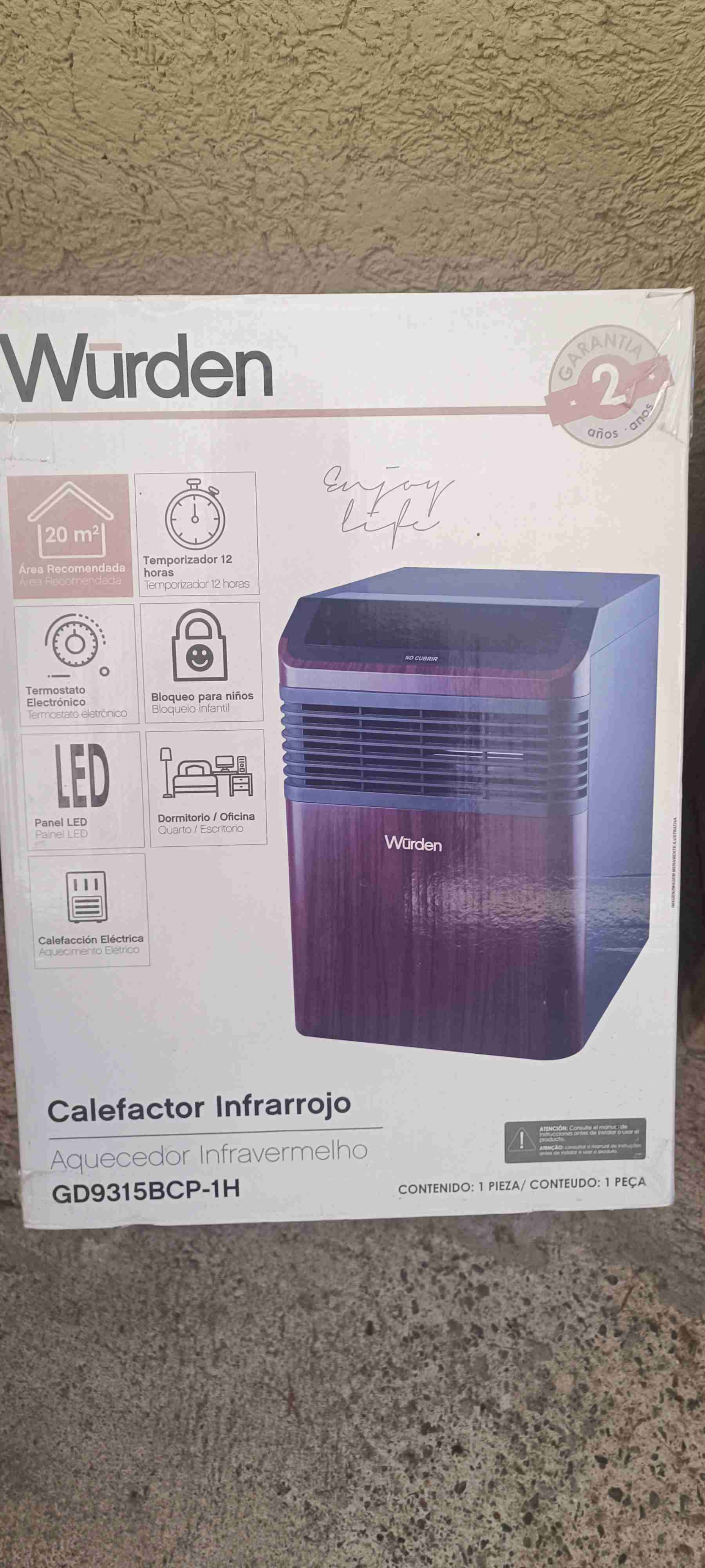 Calefactor Wurden marrón elegante - 2