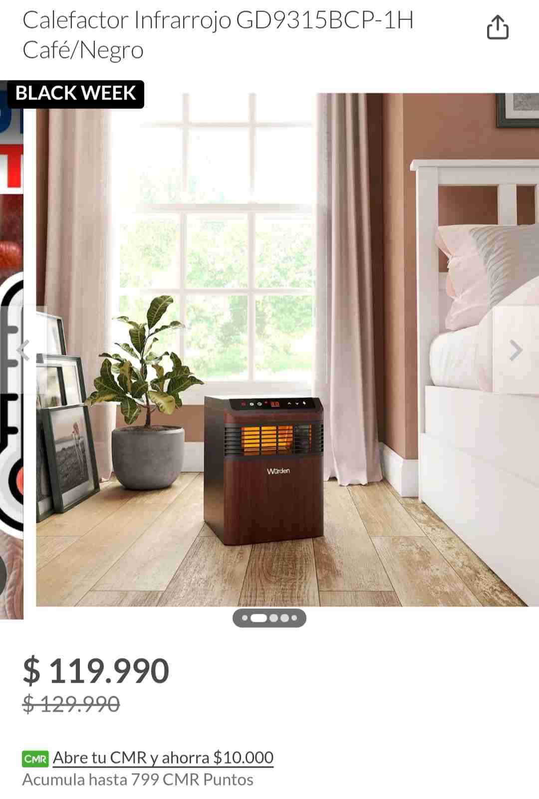 Calefactor Wurden marrón elegante - 3