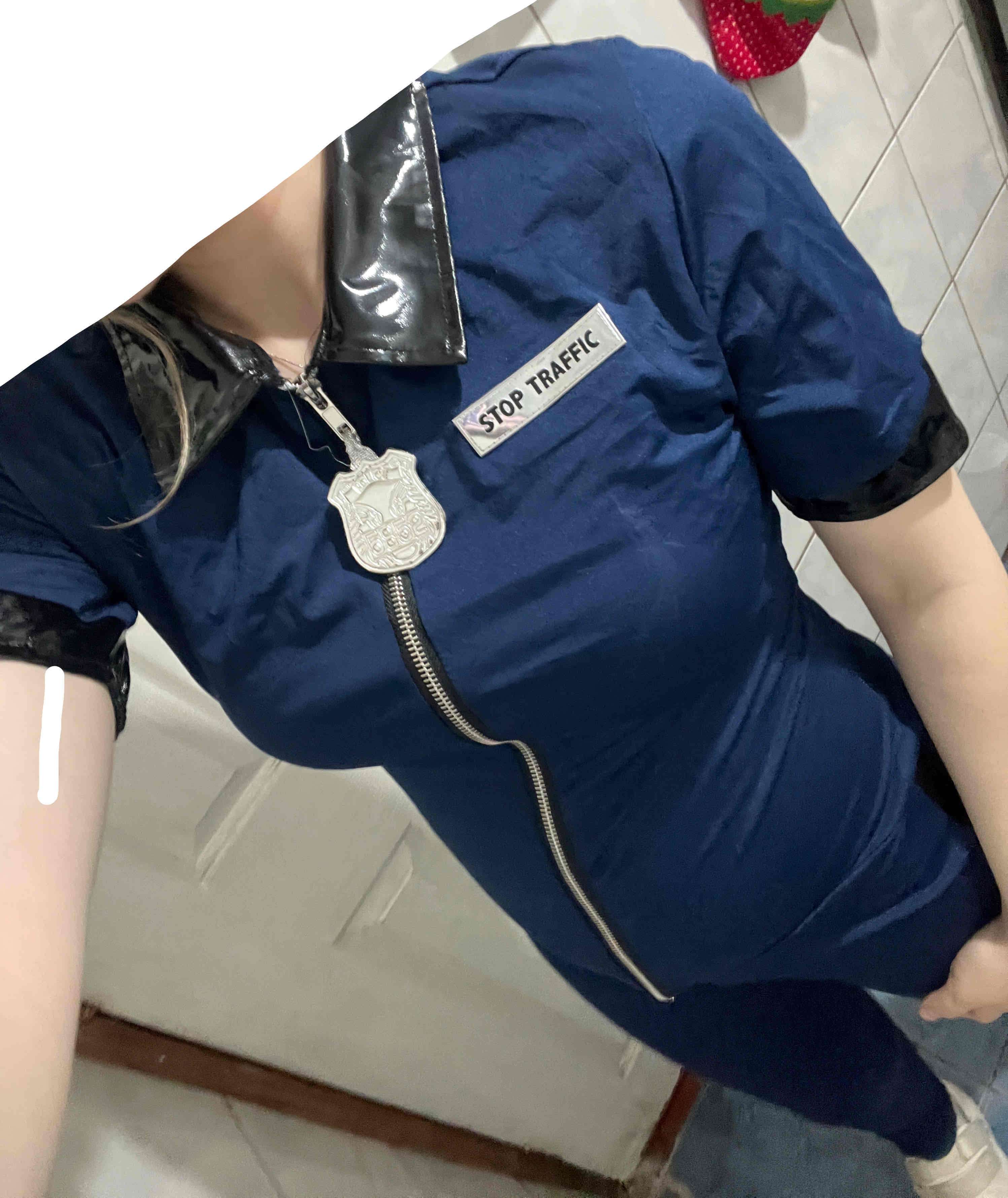 Disfraz de policía azul - 2