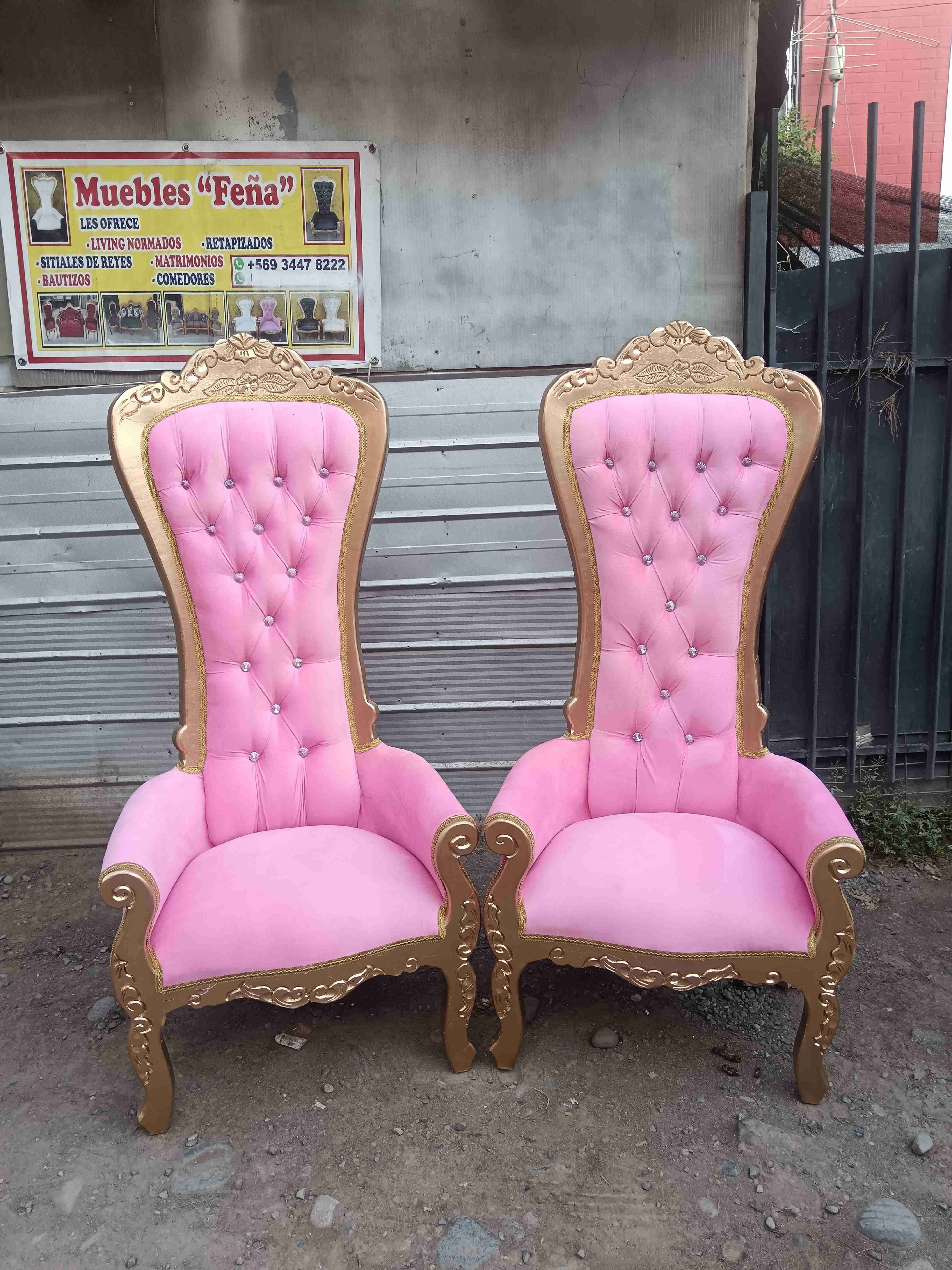 Sitiales de reyes rosados - miniatura 1