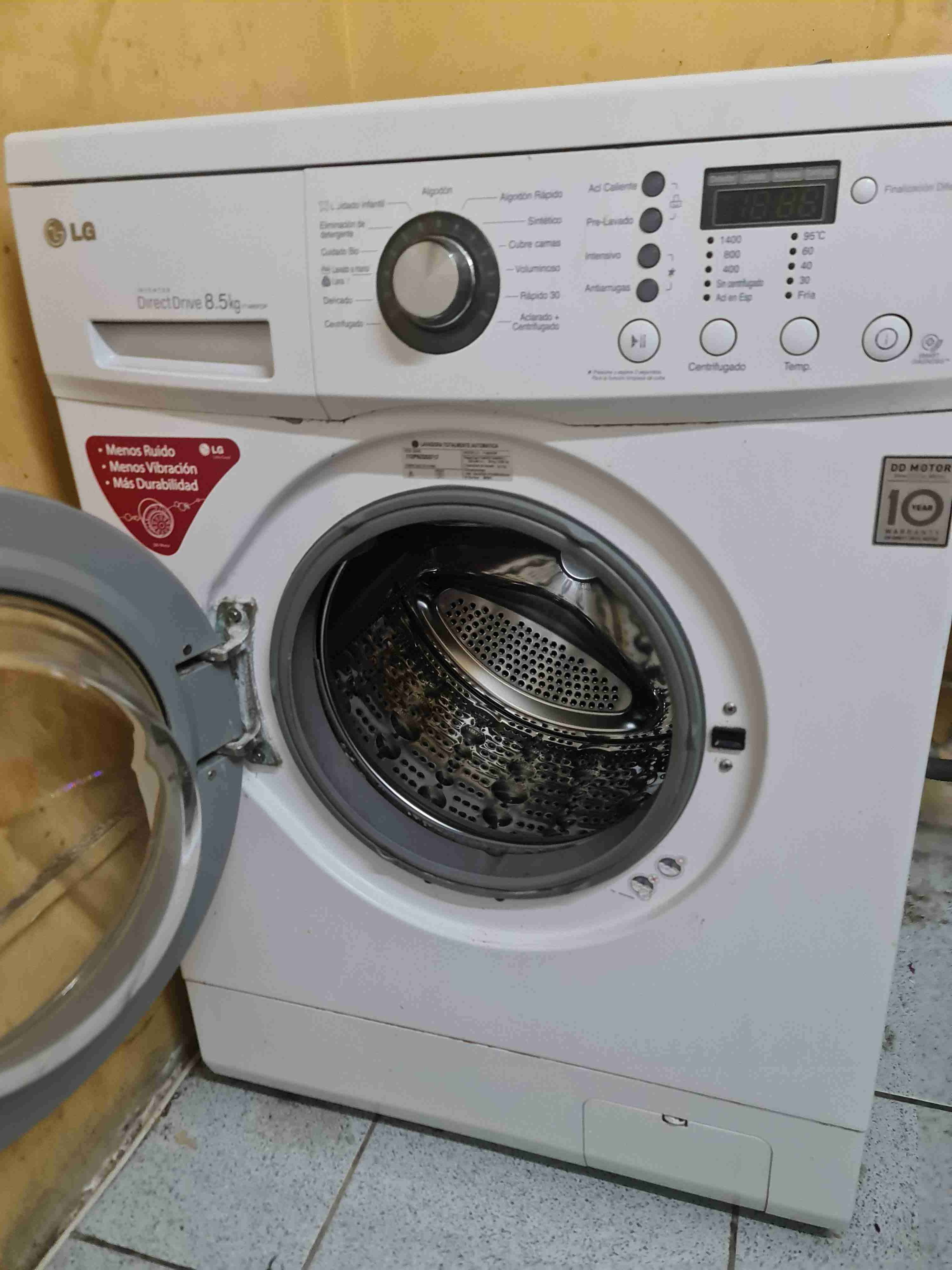 Lavadora LG 8.5kg usada - 2
