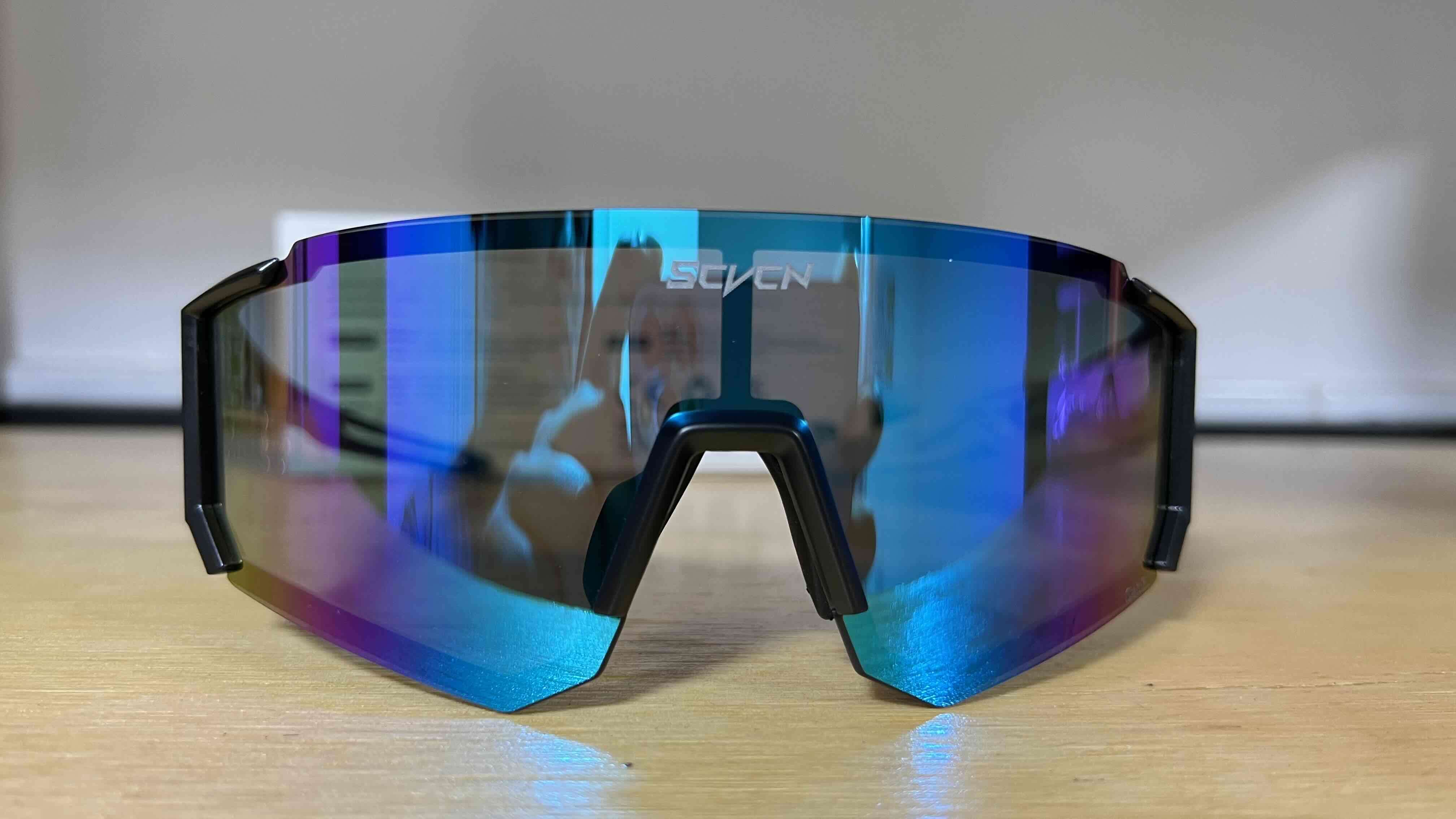 Gafas deportivas Scven azul espejo - miniatura 4