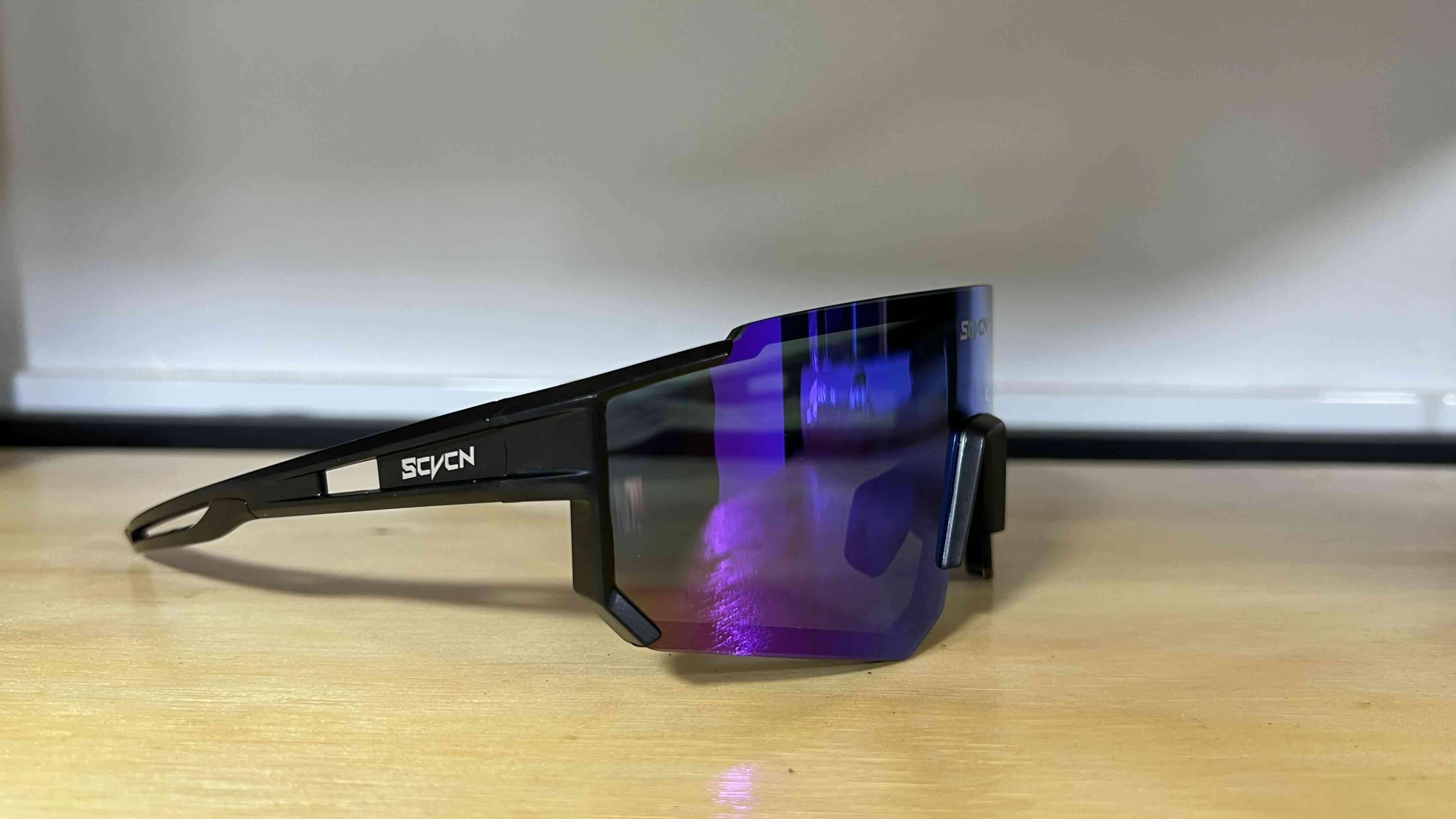 Gafas deportivas Scven azul espejo - miniatura 6