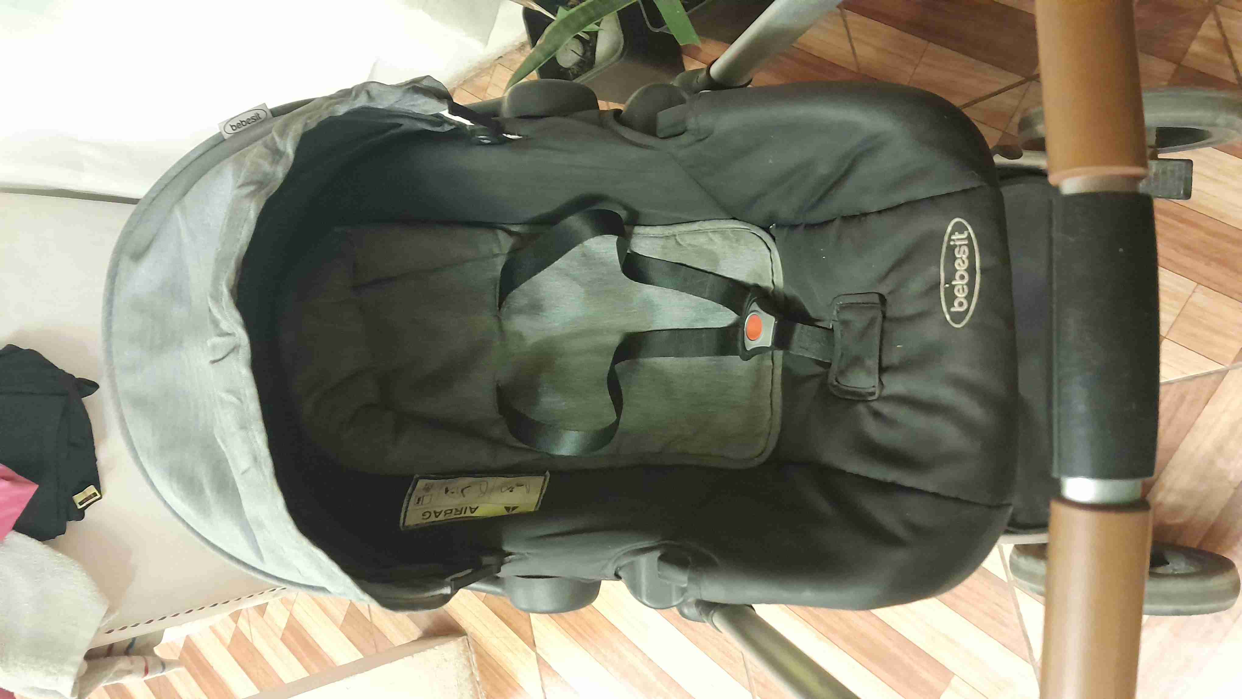 Coche para bebé Bebesit Gris - miniatura 4