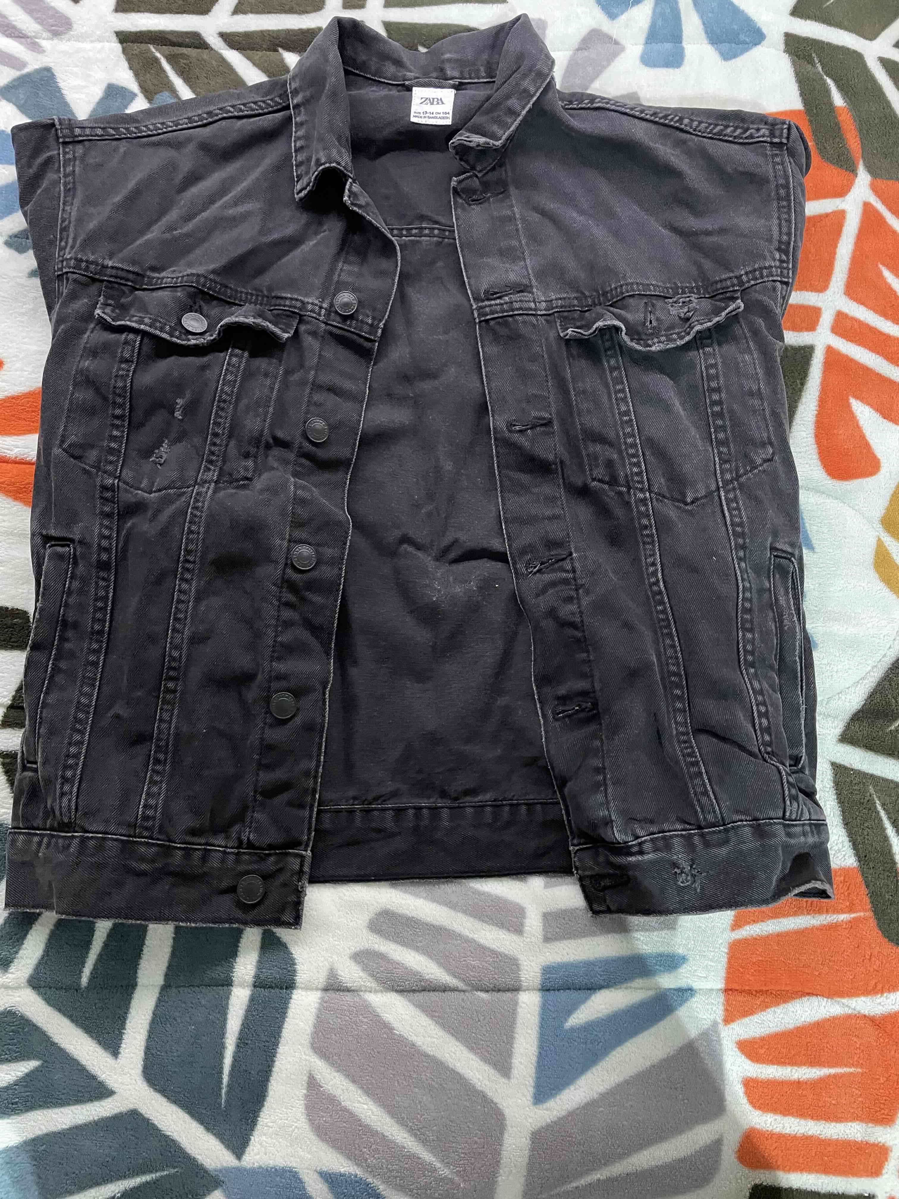 Chaleco de mezclilla negro - miniatura 2