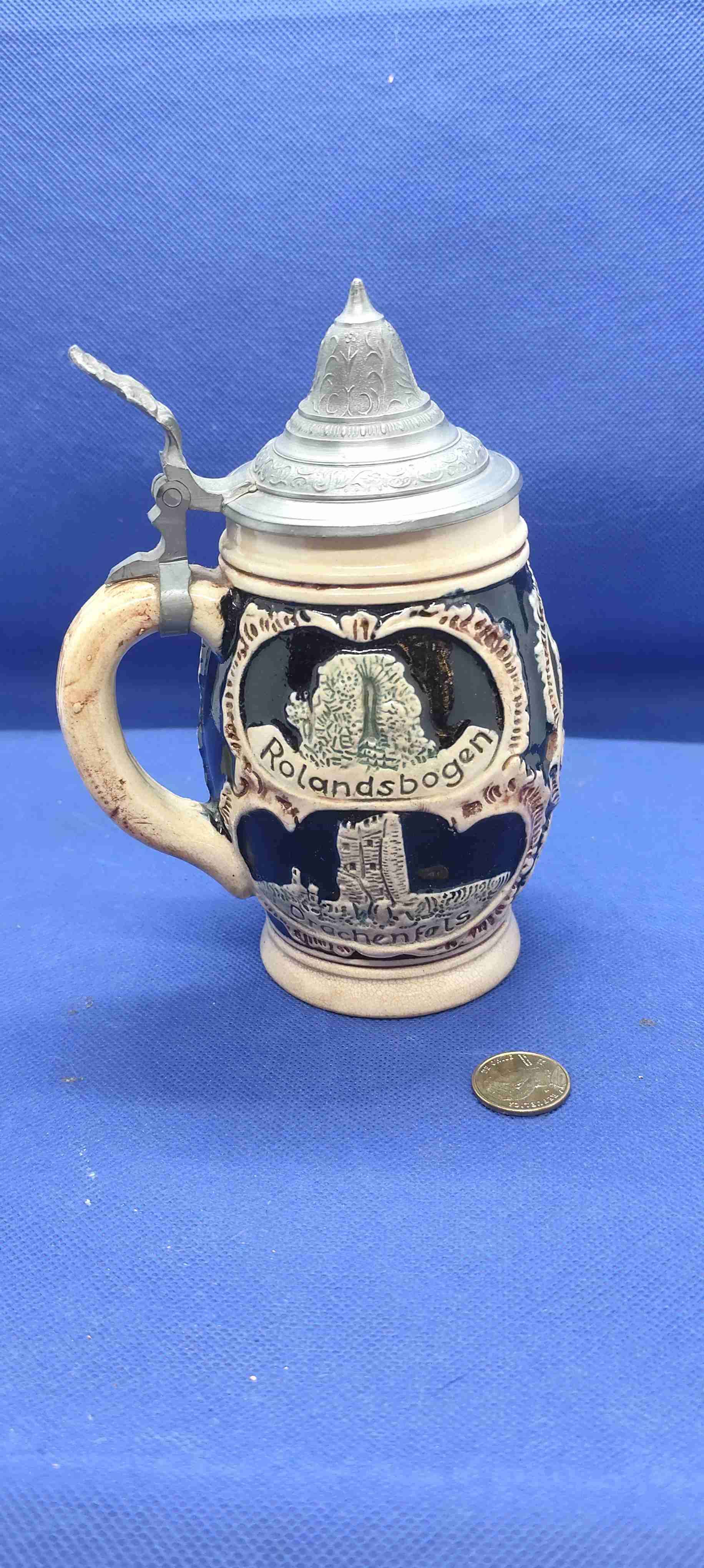 Jarra cerámica decorativa vintage - miniatura 3