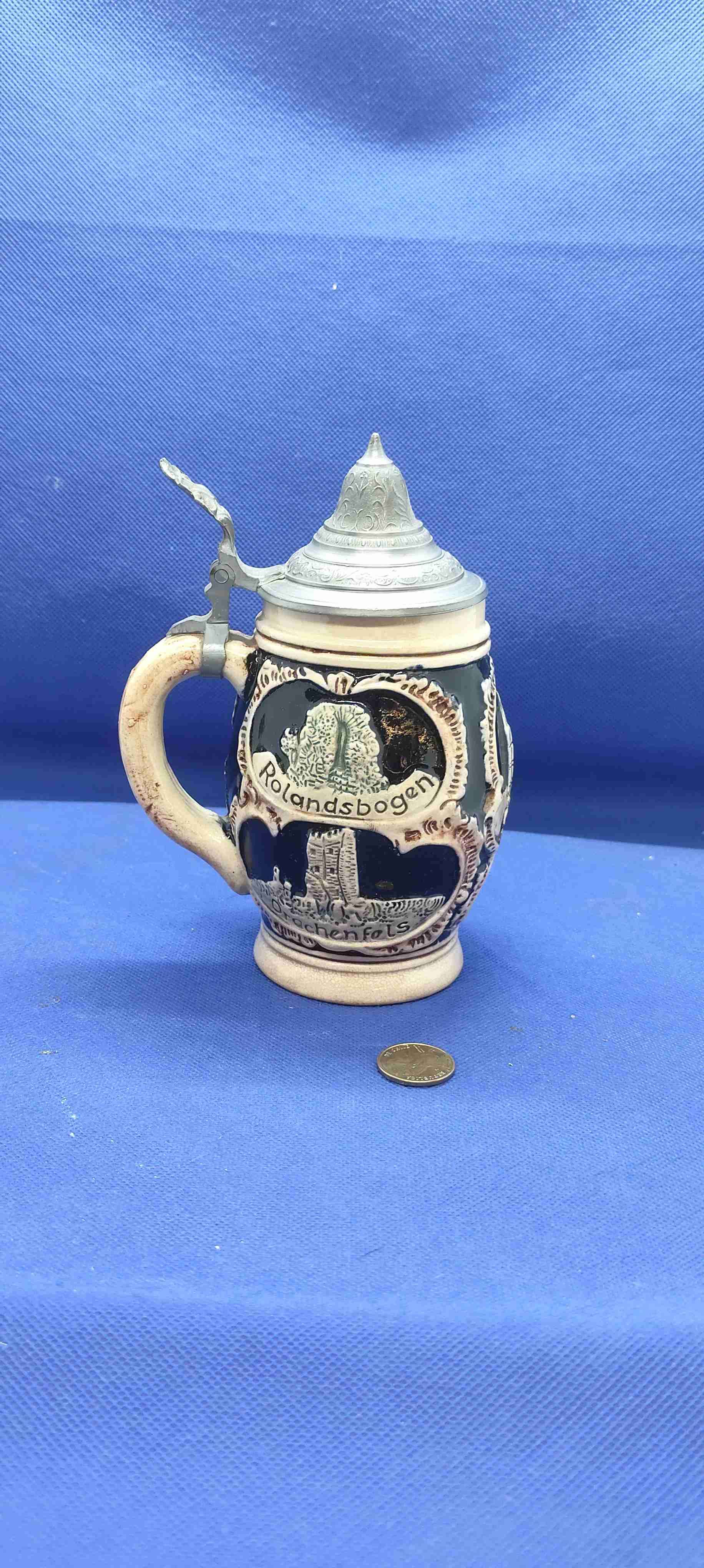 Jarra cerámica decorativa vintage - miniatura 4