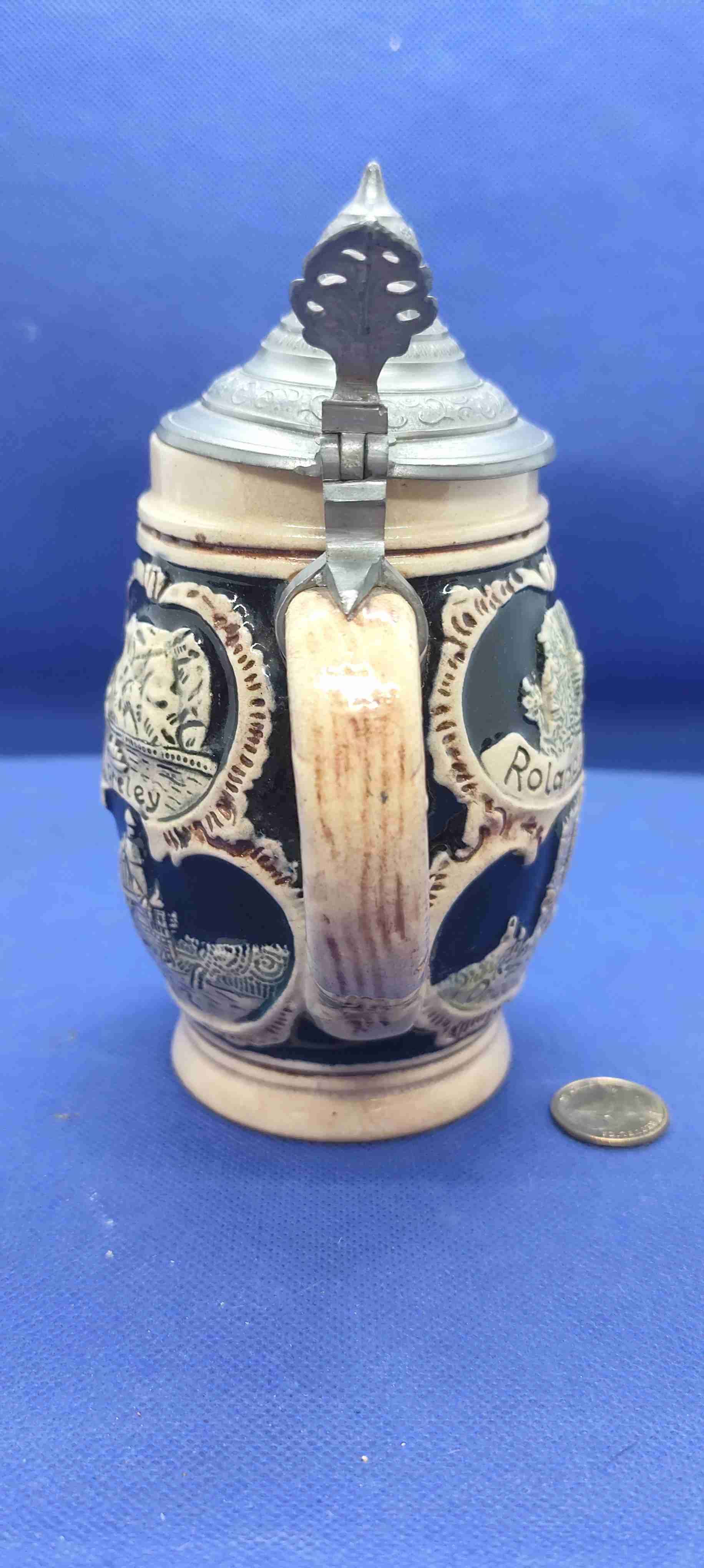 Jarra cerámica decorativa vintage - miniatura 5