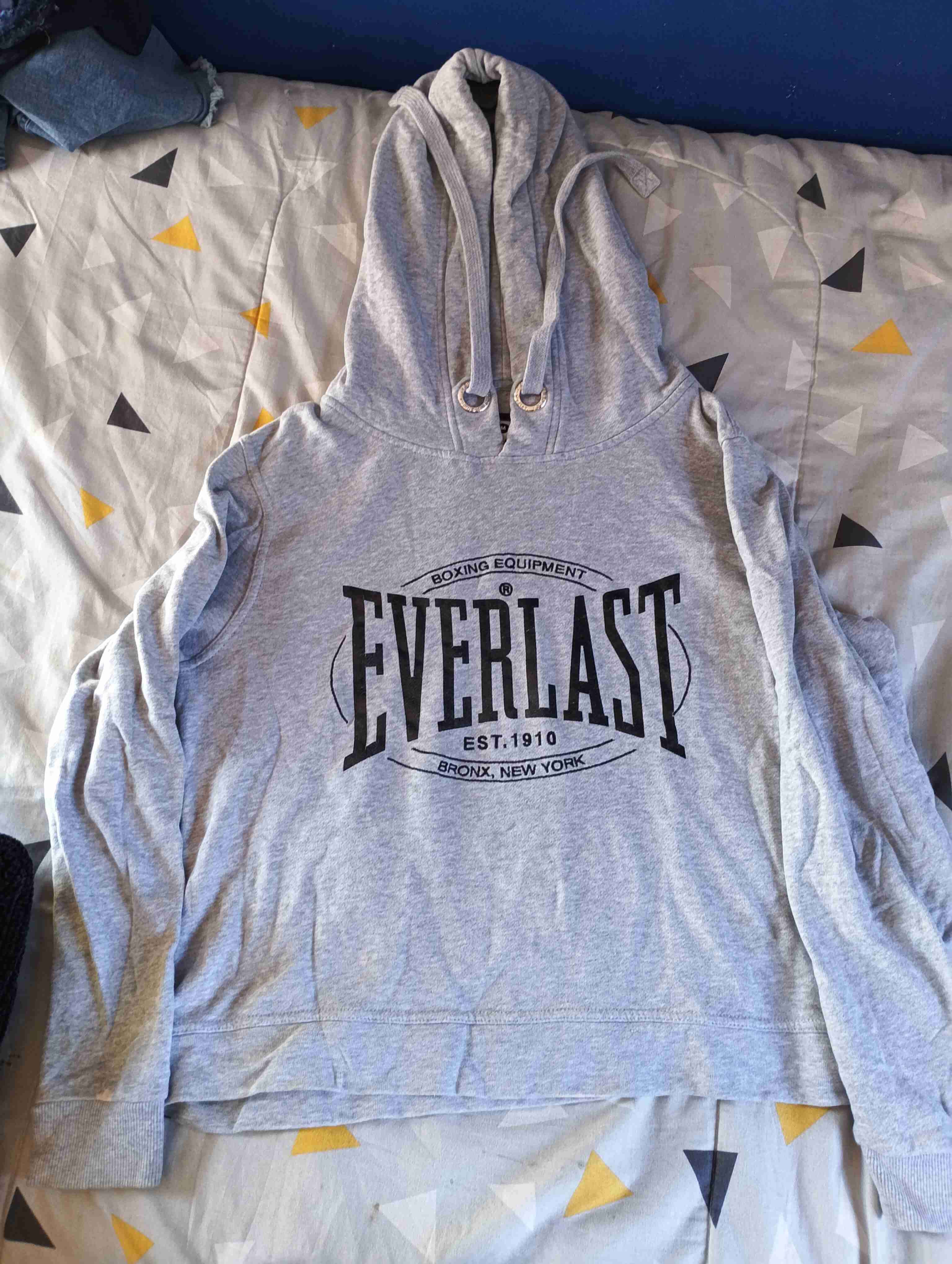 Polerón gris Everlast con capucha - 1