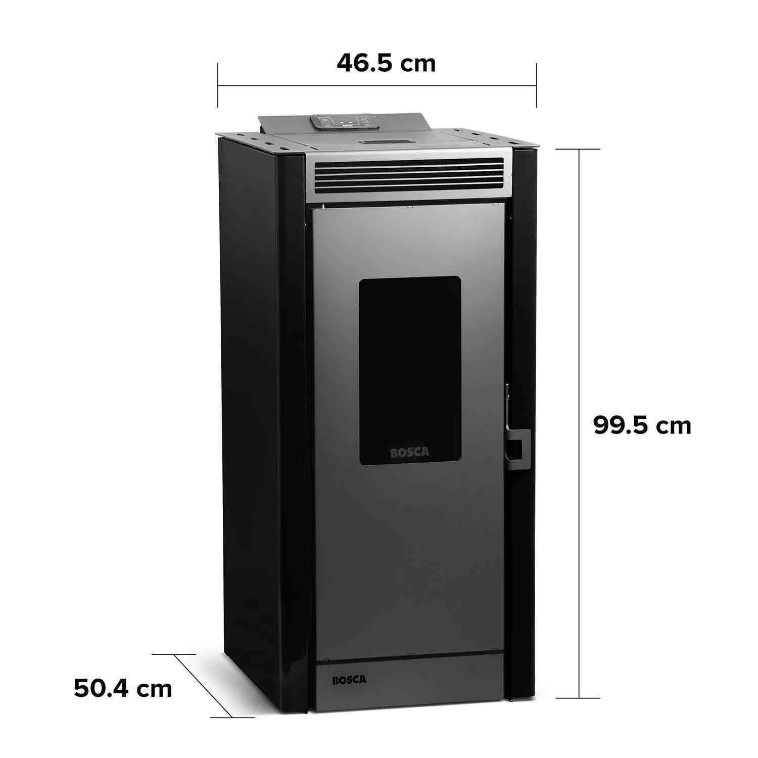 Estufa a pellet Bosca negra - miniatura 5