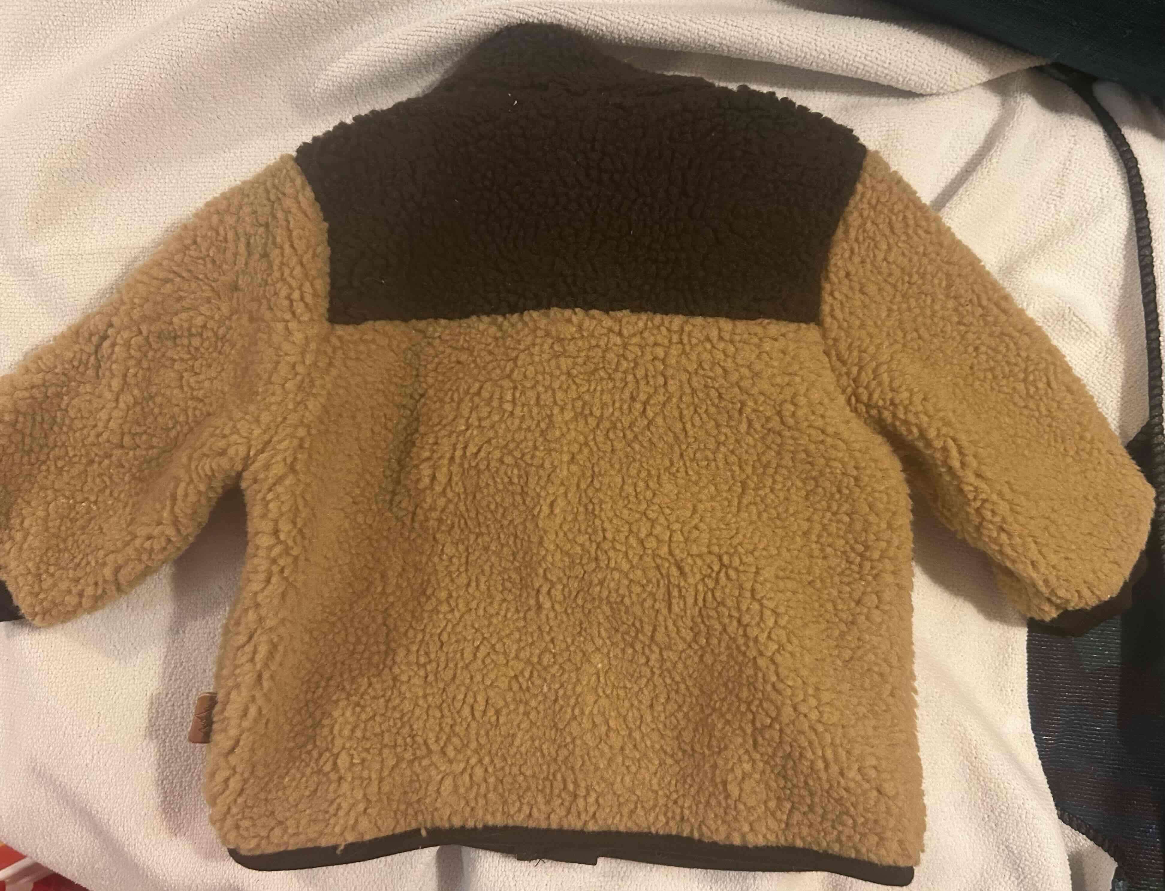 Chaqueta polar infantil marrón - miniatura 2