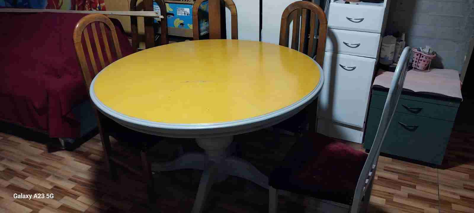 Set comedor madera 6 sillas - miniatura 2