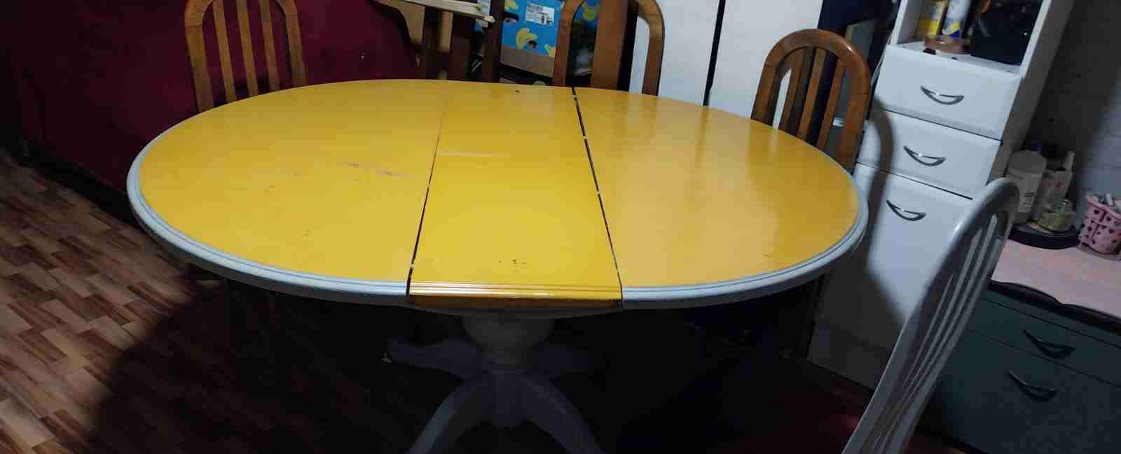 Set comedor madera 6 sillas - miniatura 3