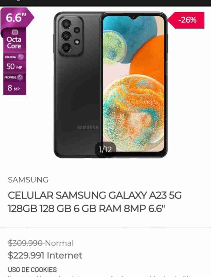 Samsung Galaxy A23 5G 128GB - 1