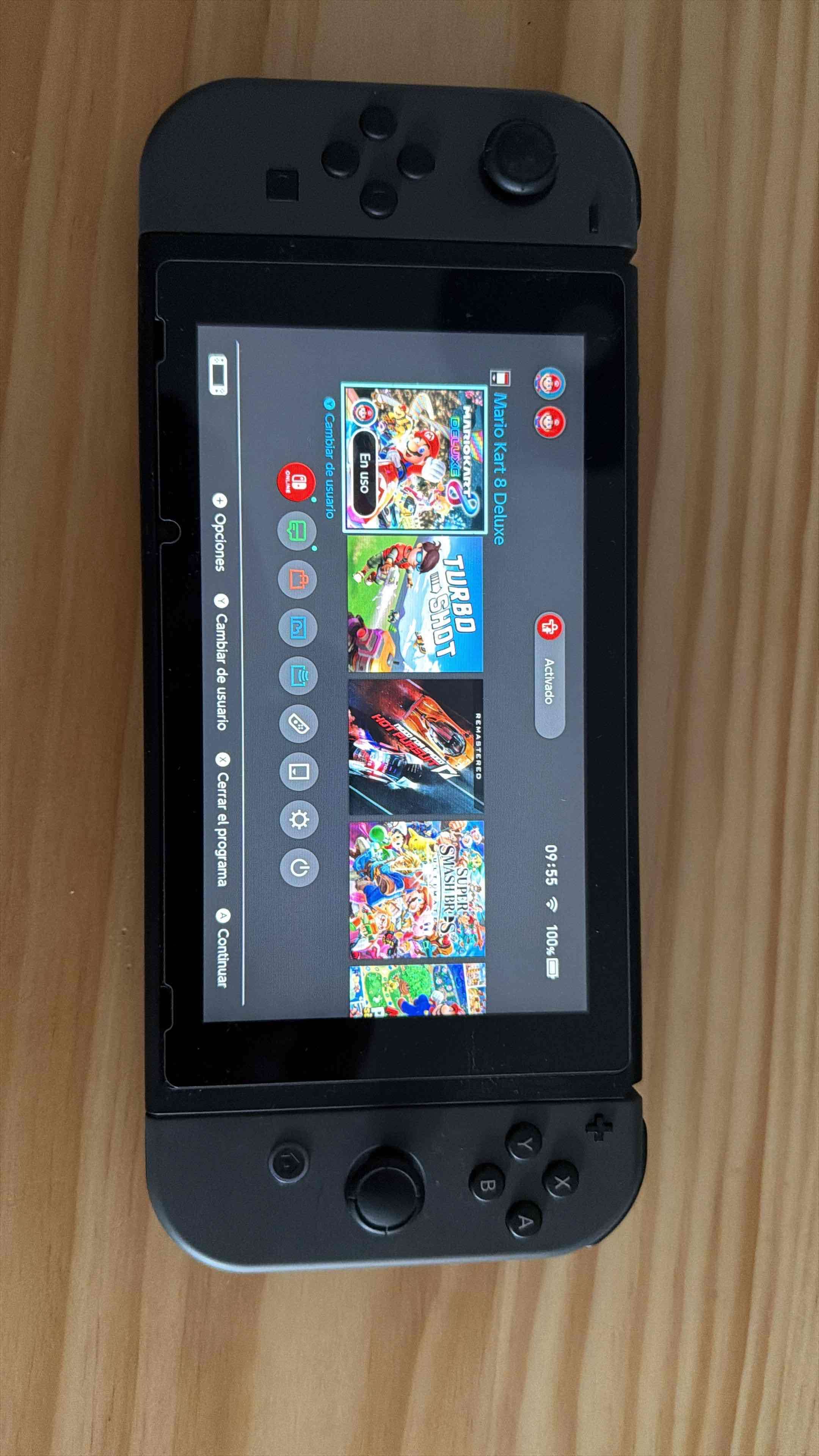 Consola Nintendo Switch v2 gris - miniatura 5