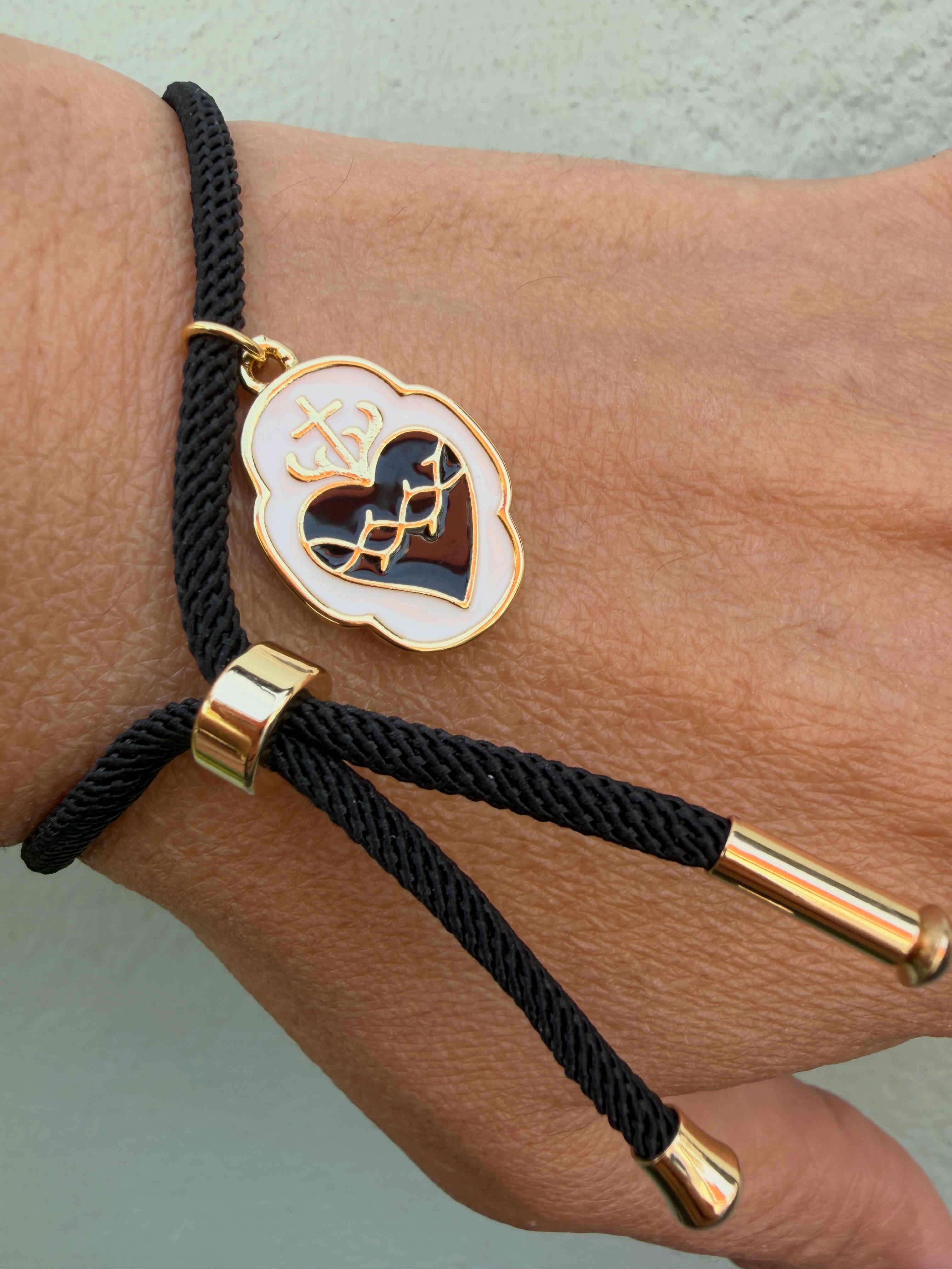 Pulsera con medalla dorada - miniatura 5