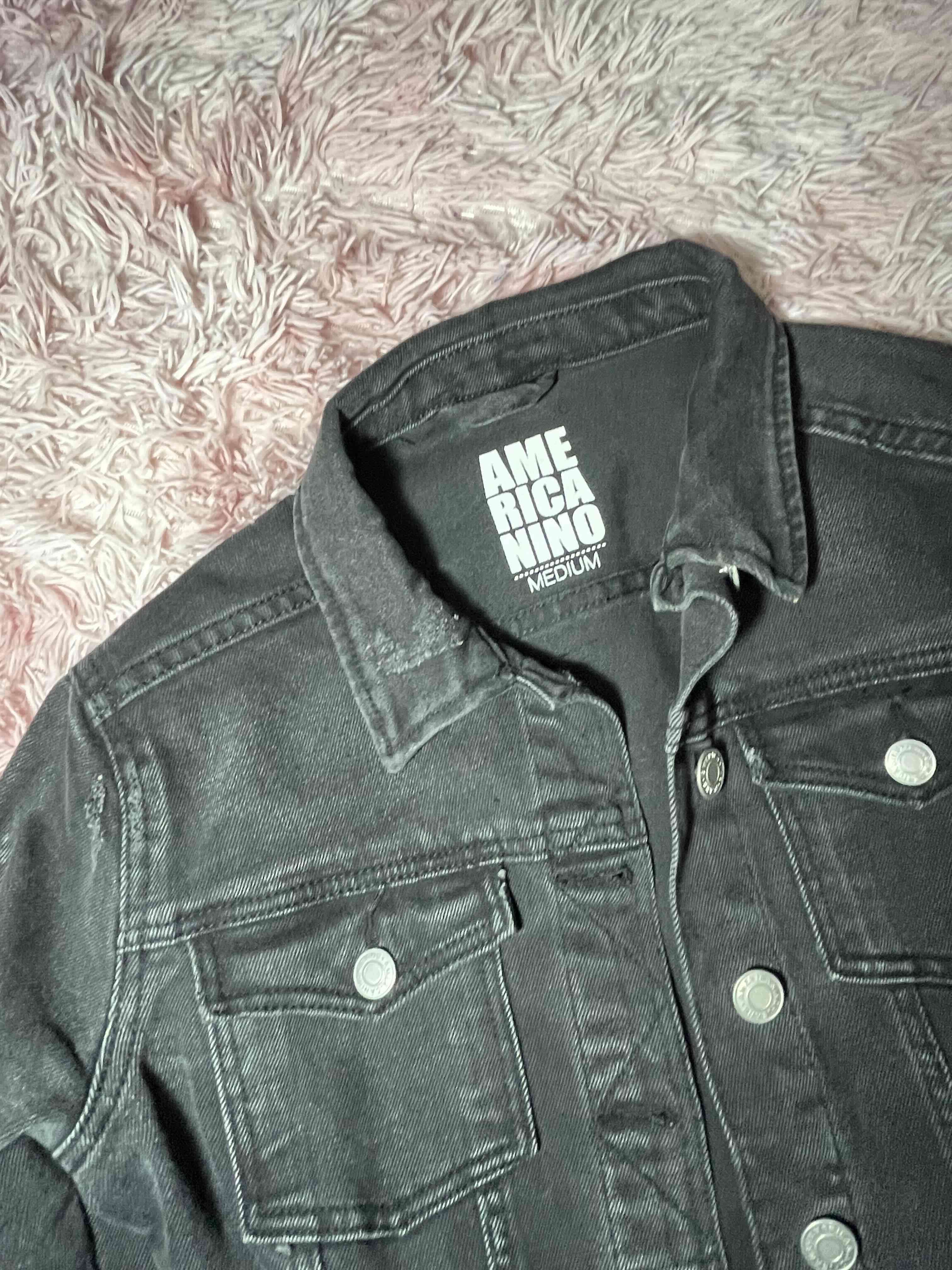 Chaqueta de mezclilla negra - miniatura 2