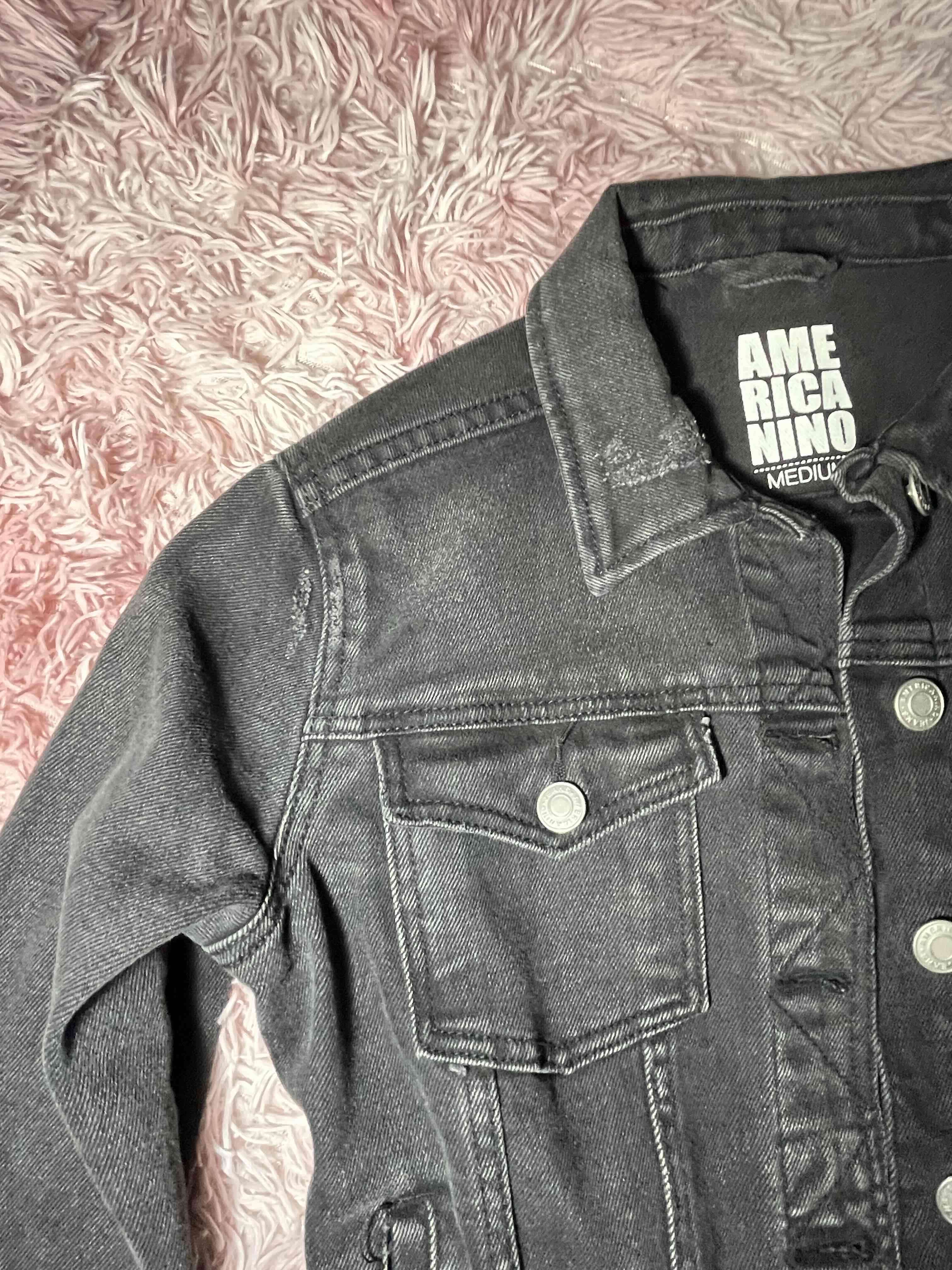 Chaqueta de mezclilla negra - miniatura 3