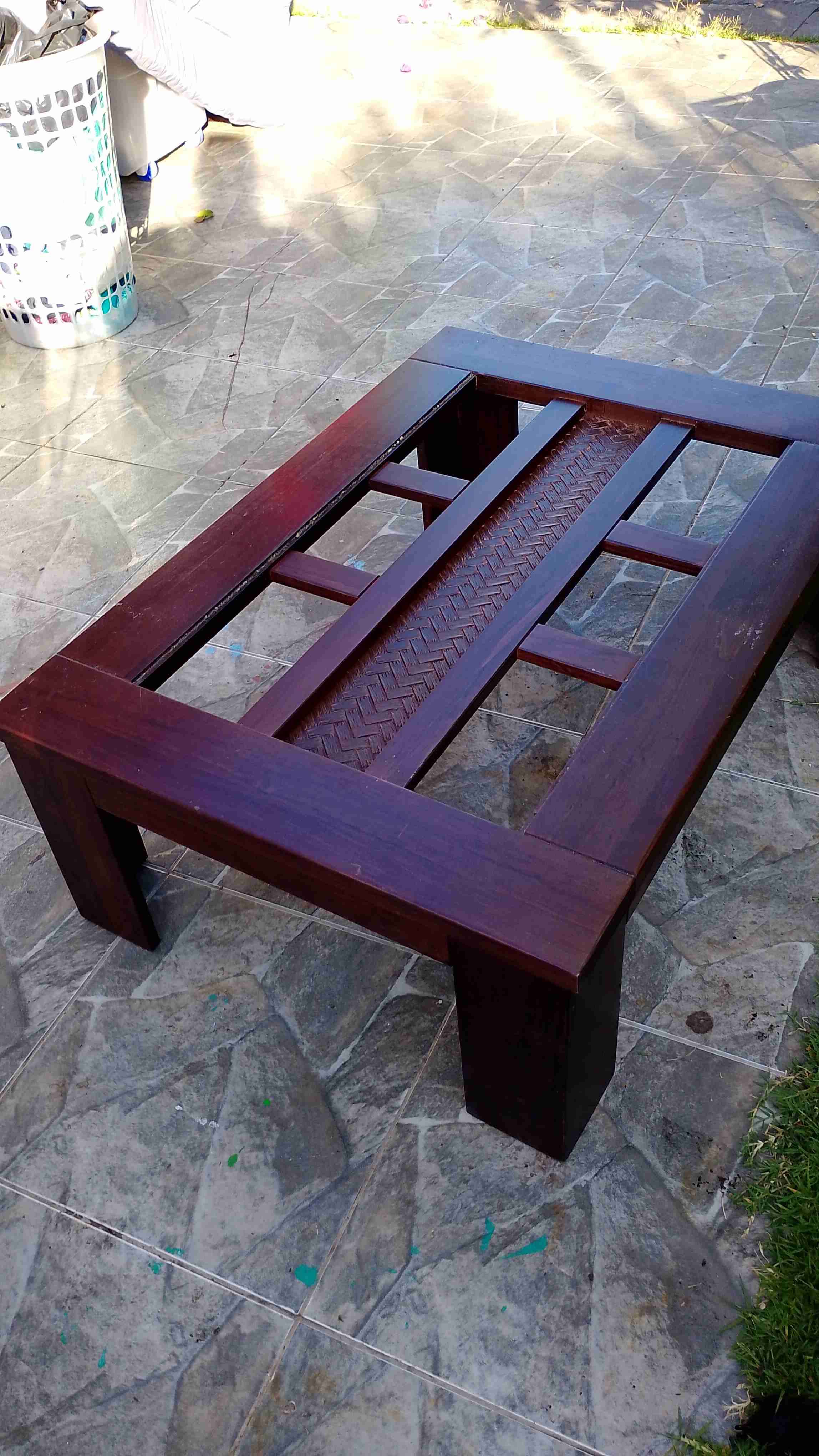 Mesa de comedor madera oscura - miniatura 5