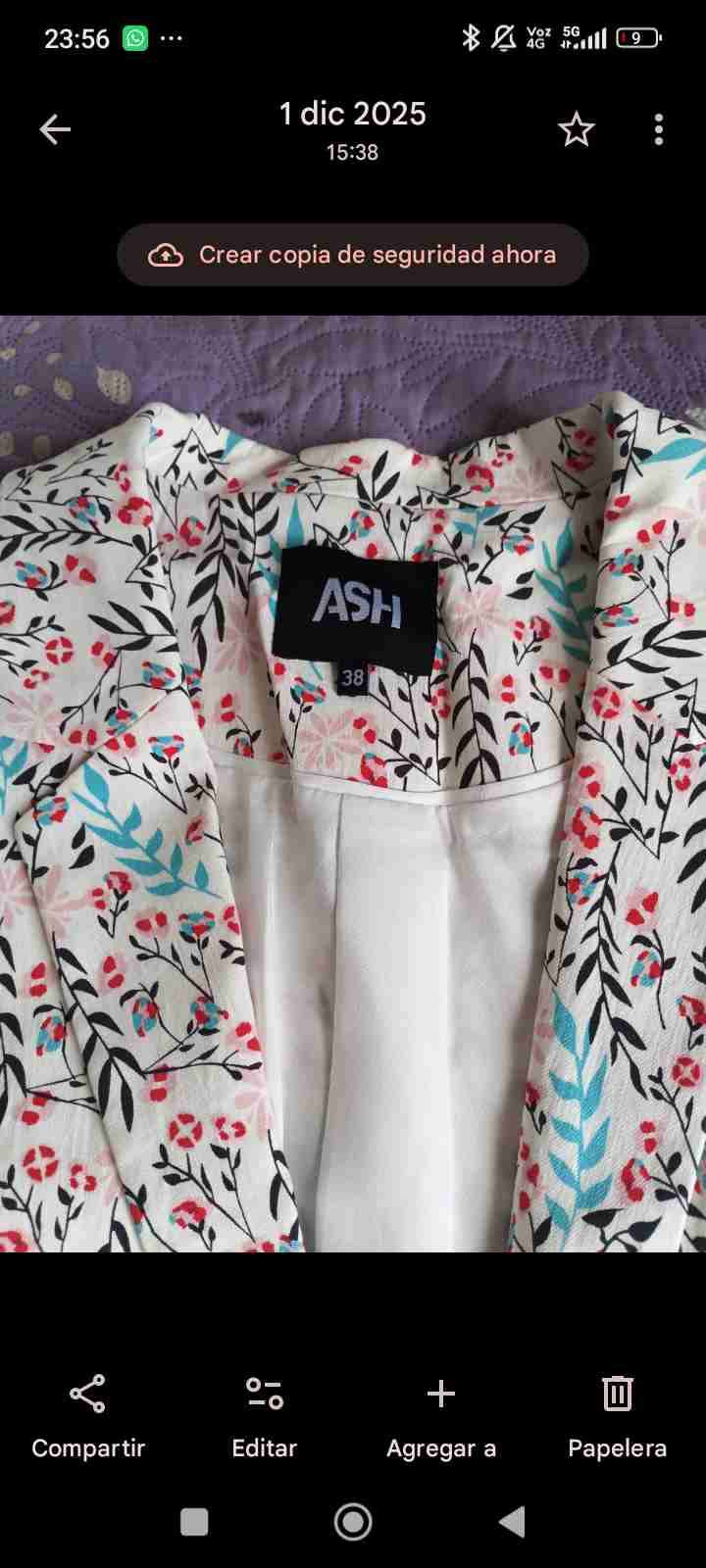 Blazer floral femenino - 3