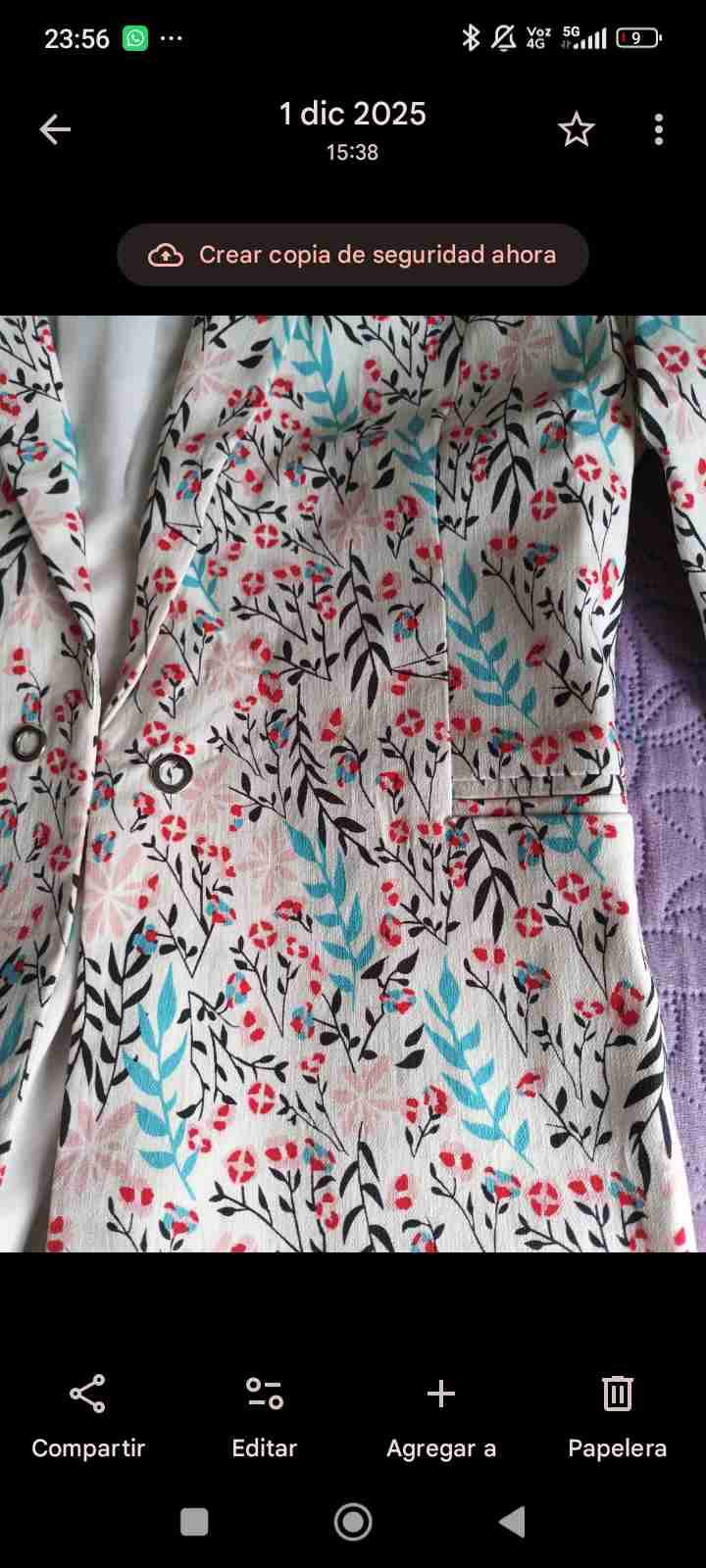 Blazer floral femenino - 4