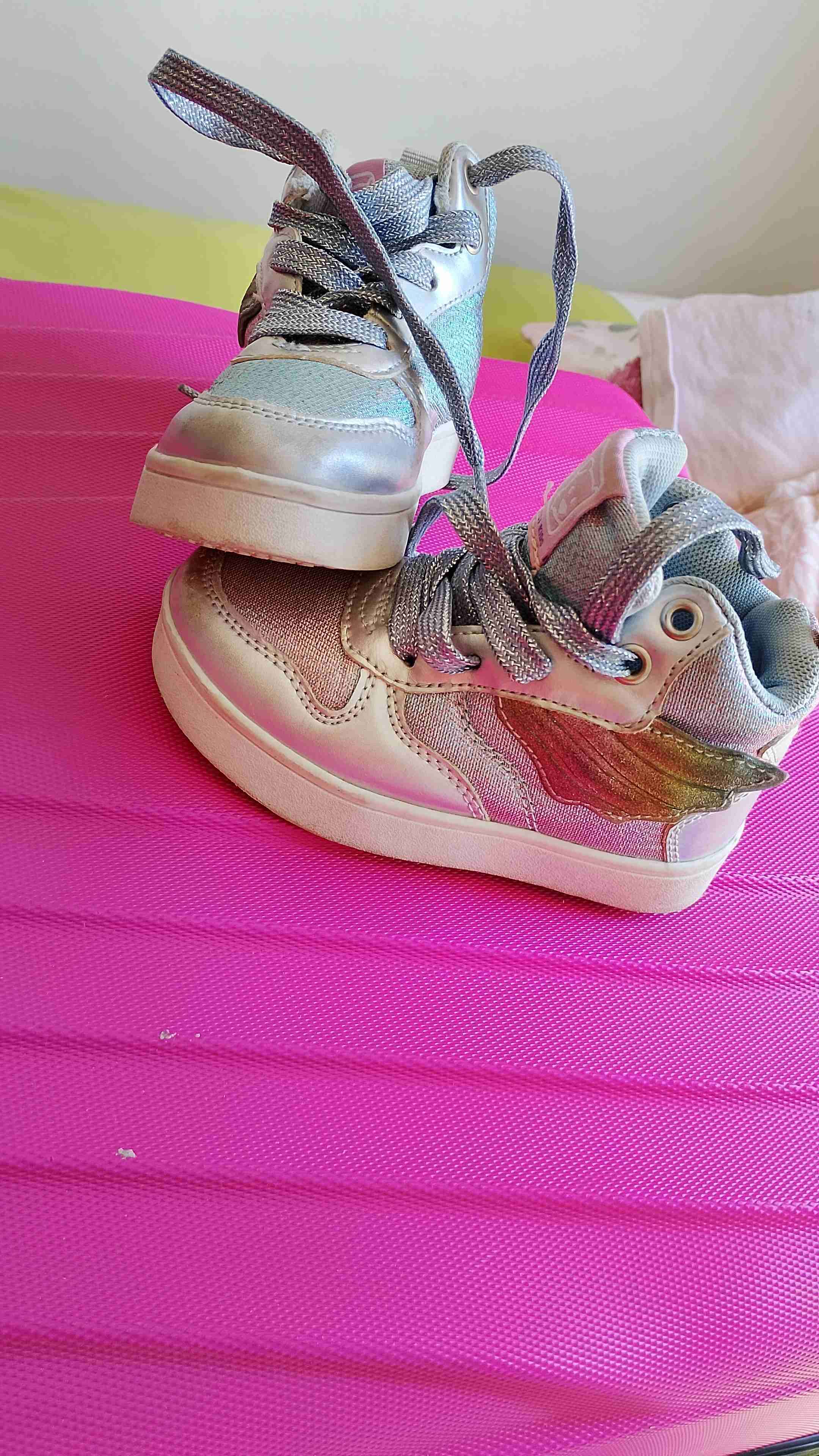 Zapatillas infantiles brillantes número 23 - miniatura 2