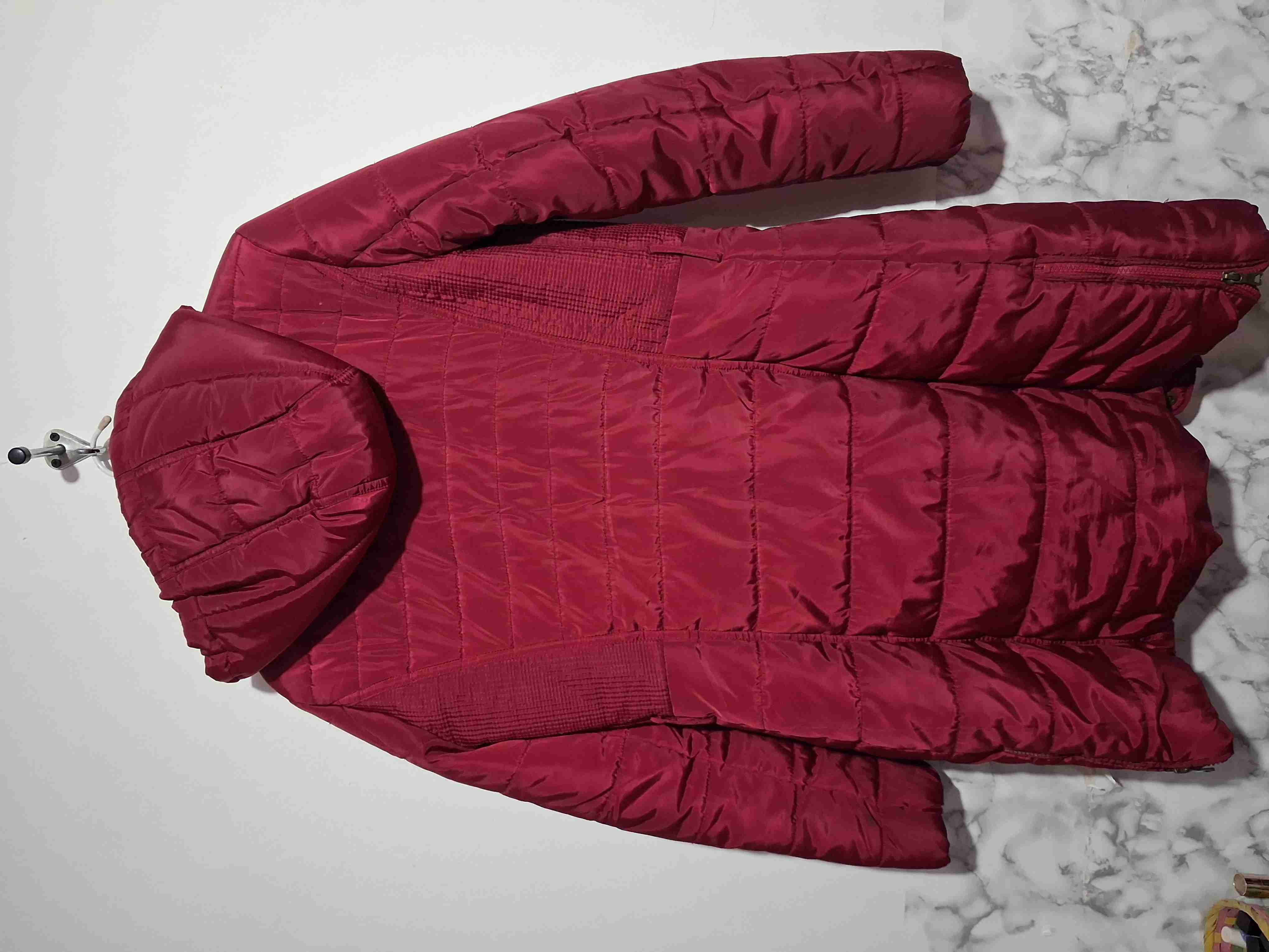 Abrigo acolchado rojo mujer - 1